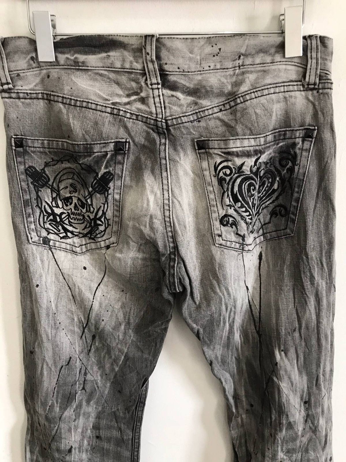 Designer × Japanese Brand Japan Sorridere Splatter Paint Distressed Jeans Size US 32 / EU 48 - 5 Thumbnail
