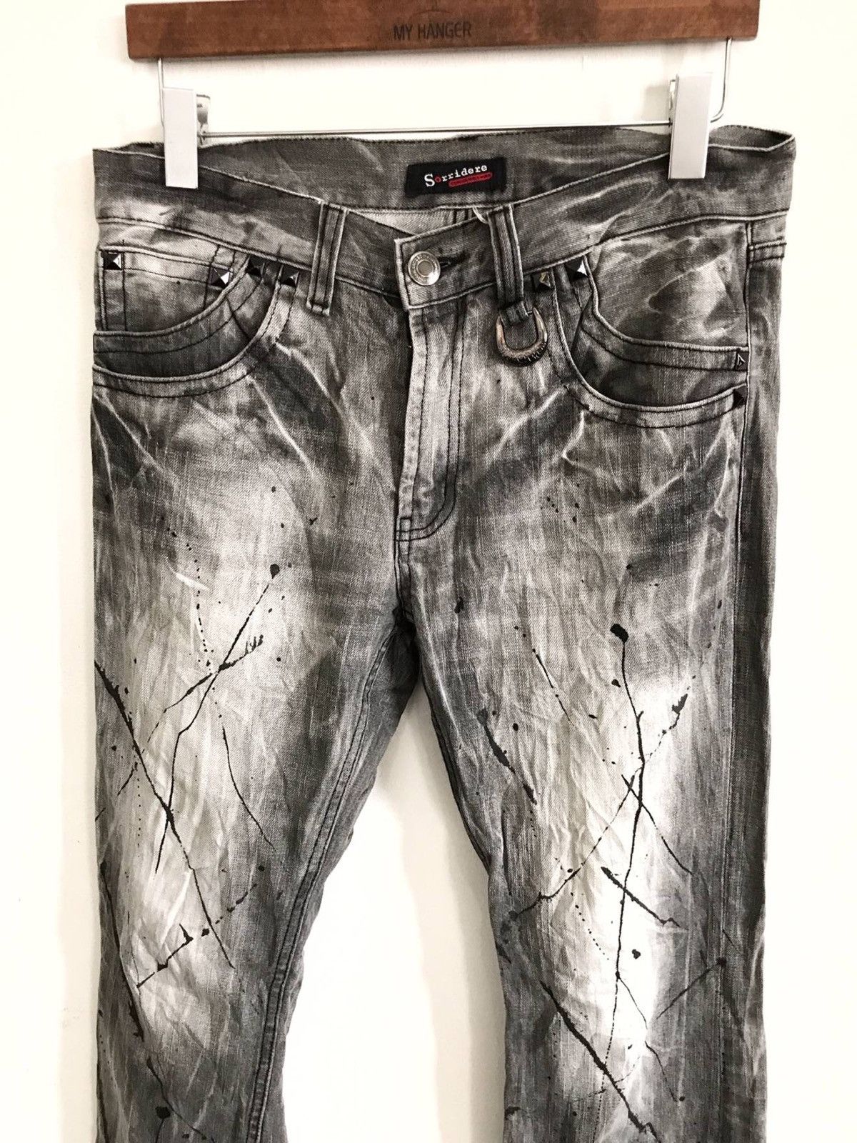 Designer × Japanese Brand Japan Sorridere Splatter Paint Distressed Jeans Size US 32 / EU 48 - 2 Thumbnail