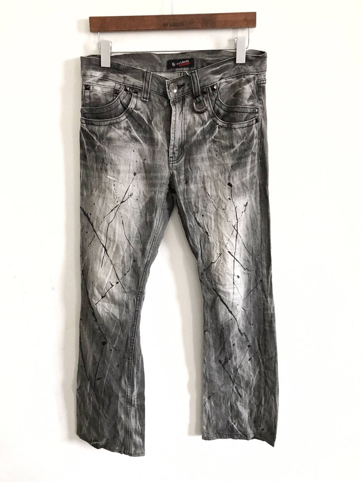Designer × Japanese Brand Japan Sorridere Splatter Paint Distressed Jeans Size US 32 / EU 48 - 1 Thumbnail