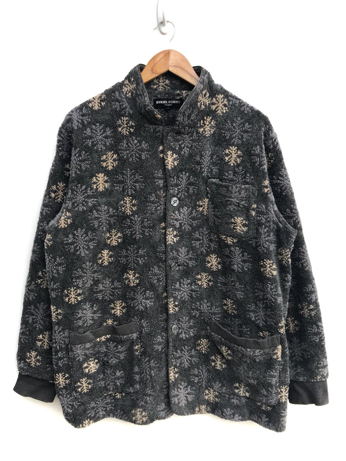 image of Rykiel Homme Wool Jacket in Grey, Men's (Size Medium)