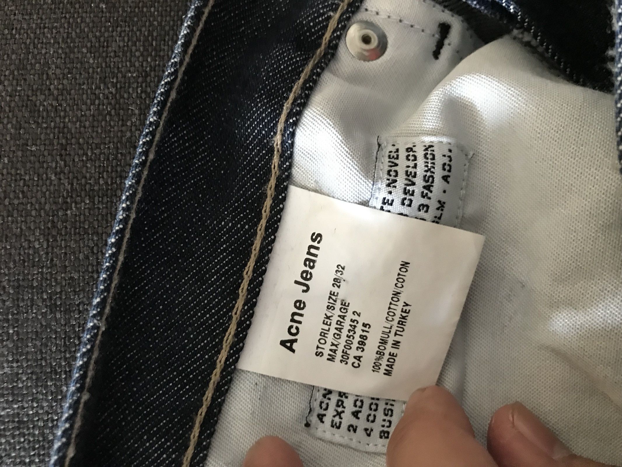 Acne Studios Acne Studios Slim Fit Jeans Size US 27 - 11 Thumbnail