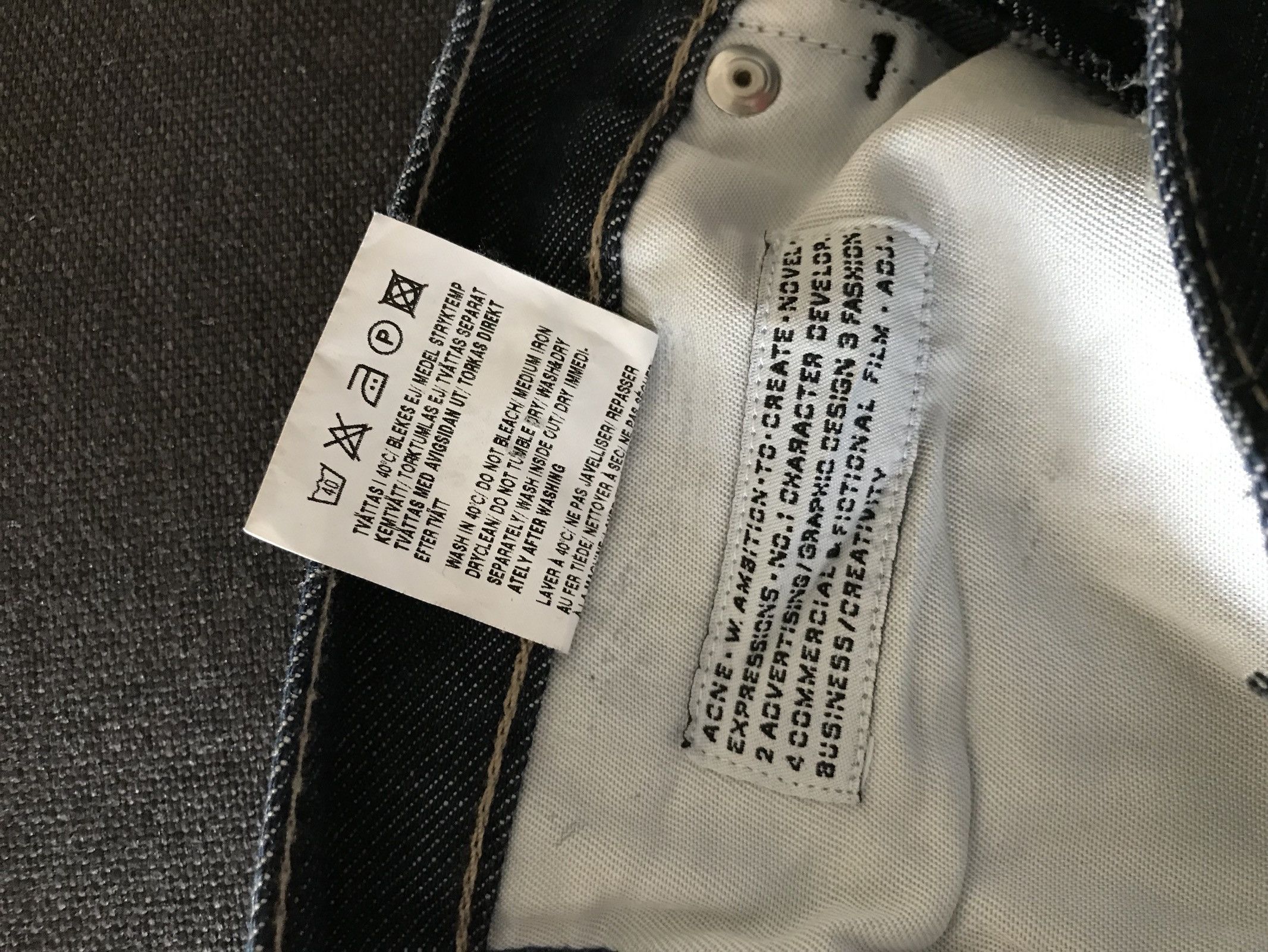 Acne Studios Acne Studios Slim Fit Jeans Size US 27 - 10 Thumbnail