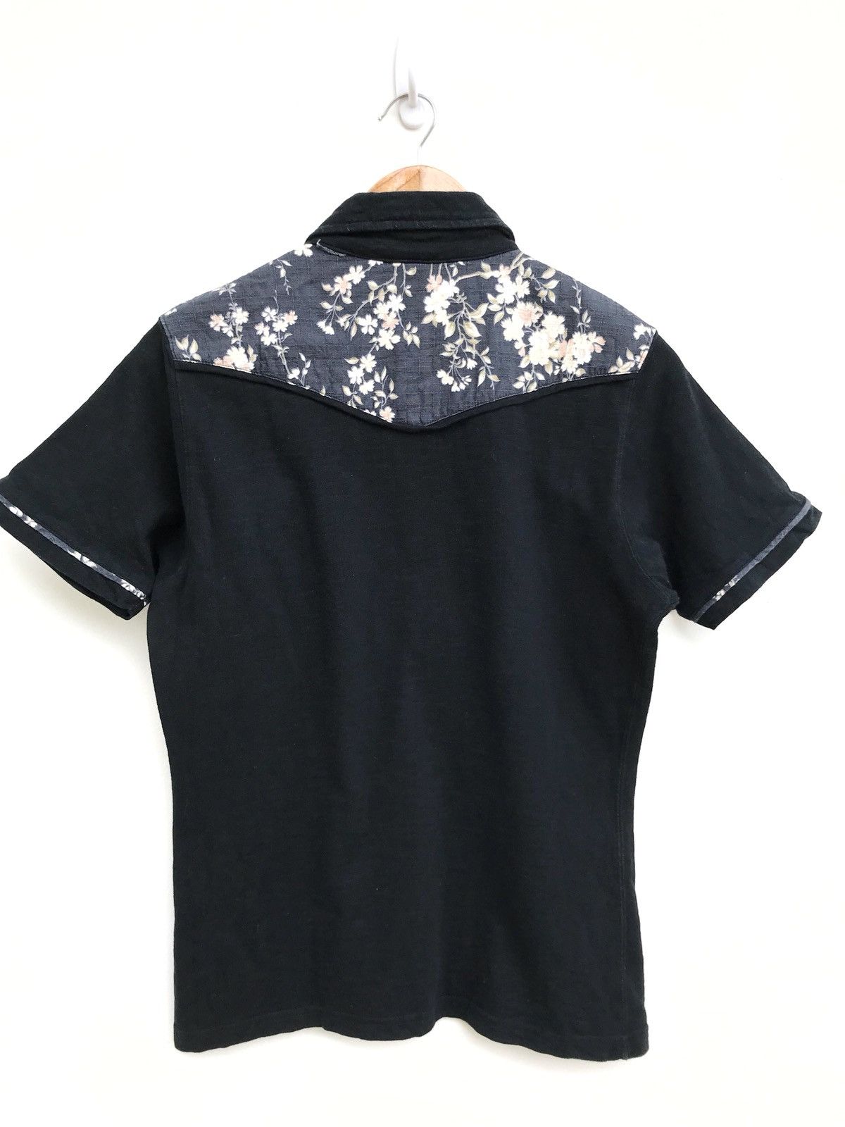 Eternal × Japanese Brand Japanese Brand Eternal Floral Patchwork Attach Polo Shirts Size US M / EU 48-50 / 2 - 4 Thumbnail