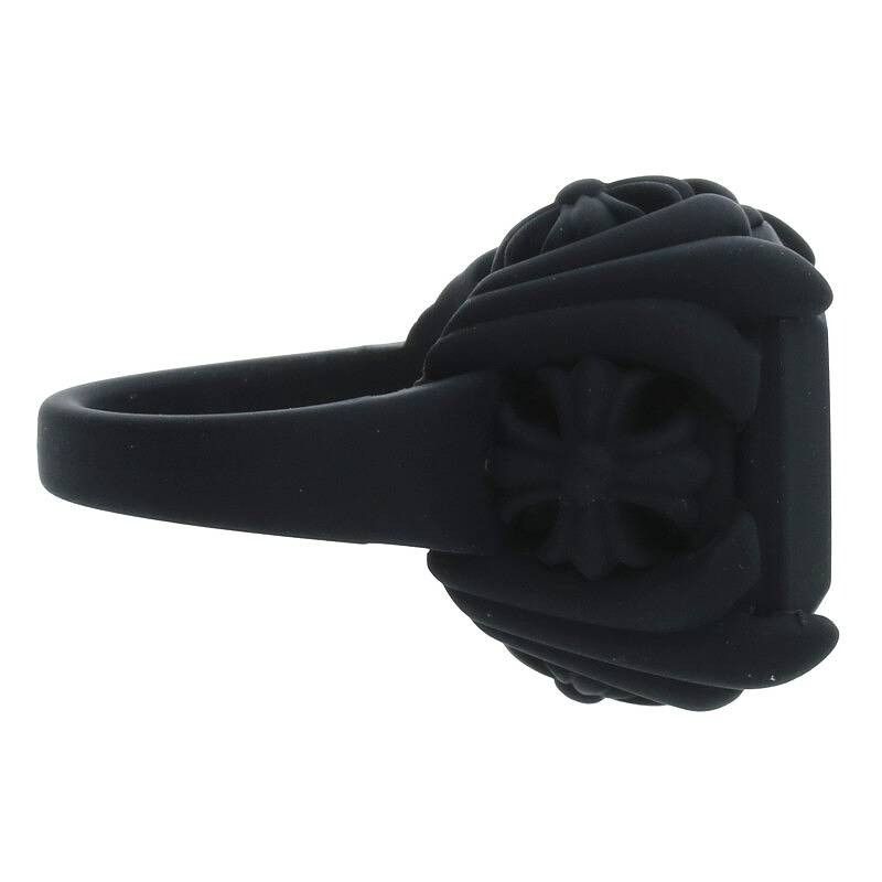 Chrome Hearts Rubber Cocktail Cross Ring Jewelry Watches