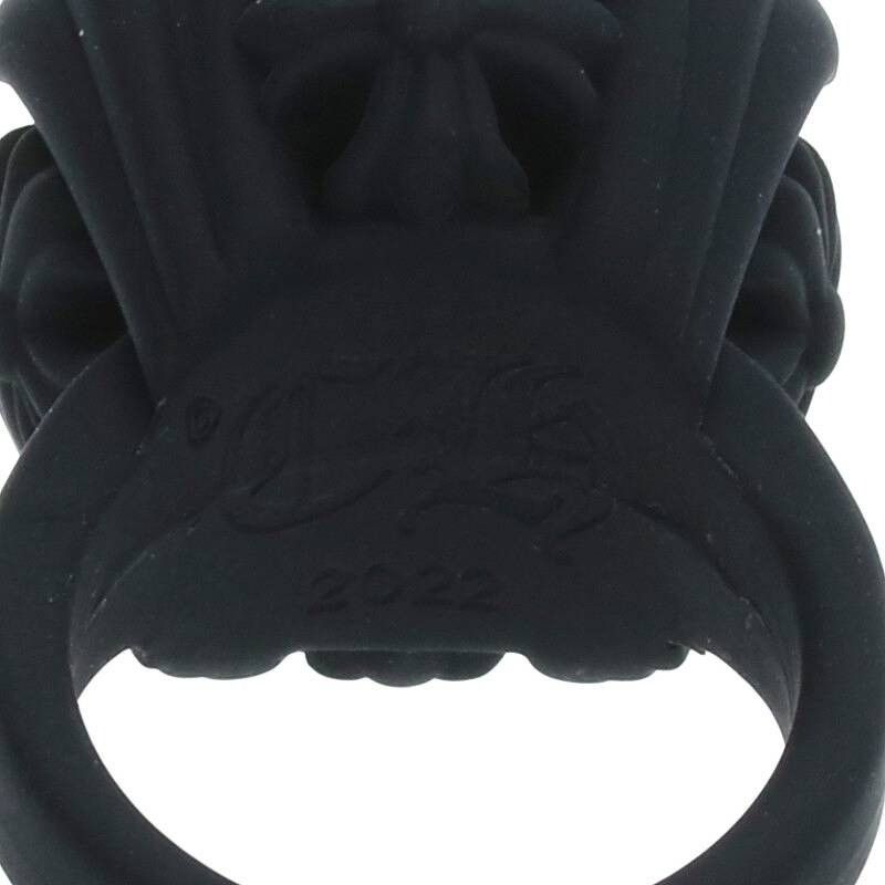 Chrome Hearts Rubber Cocktail Cross Ring Jewelry Watches