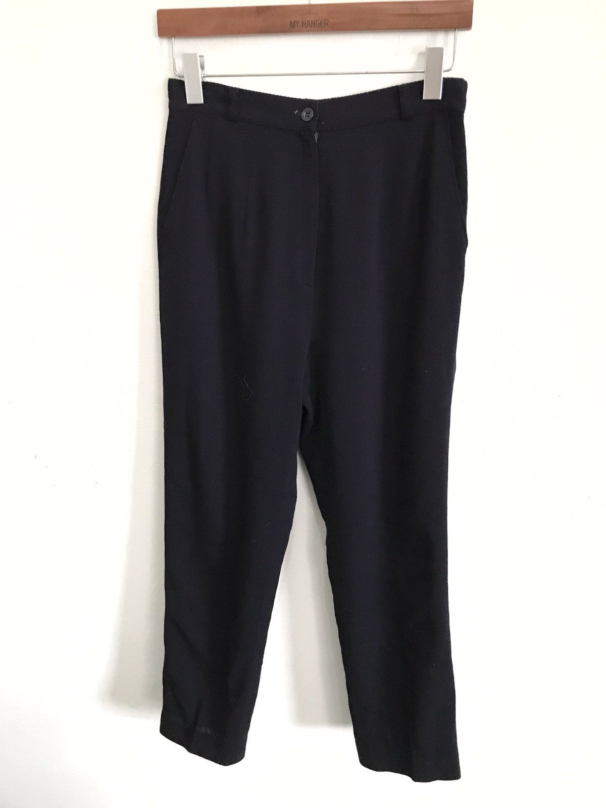 Missoni × Vintage Missoni High Waist Gabardine Black Vintage Pants Size US 26 / EU 42 - 4 Thumbnail
