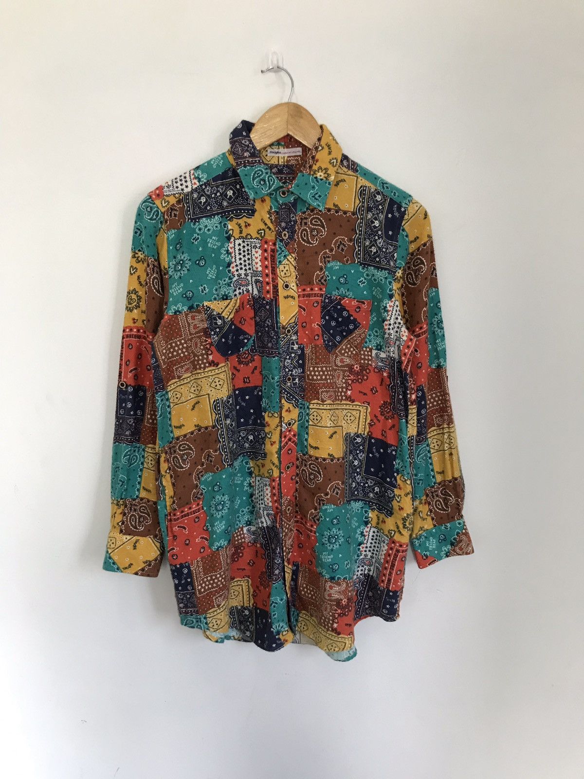 Japanese Brand Union Made Rough Bandana Shirt Visvim Kapital Style Size US S / EU 44-46 / 1 - 1 Thumbnail