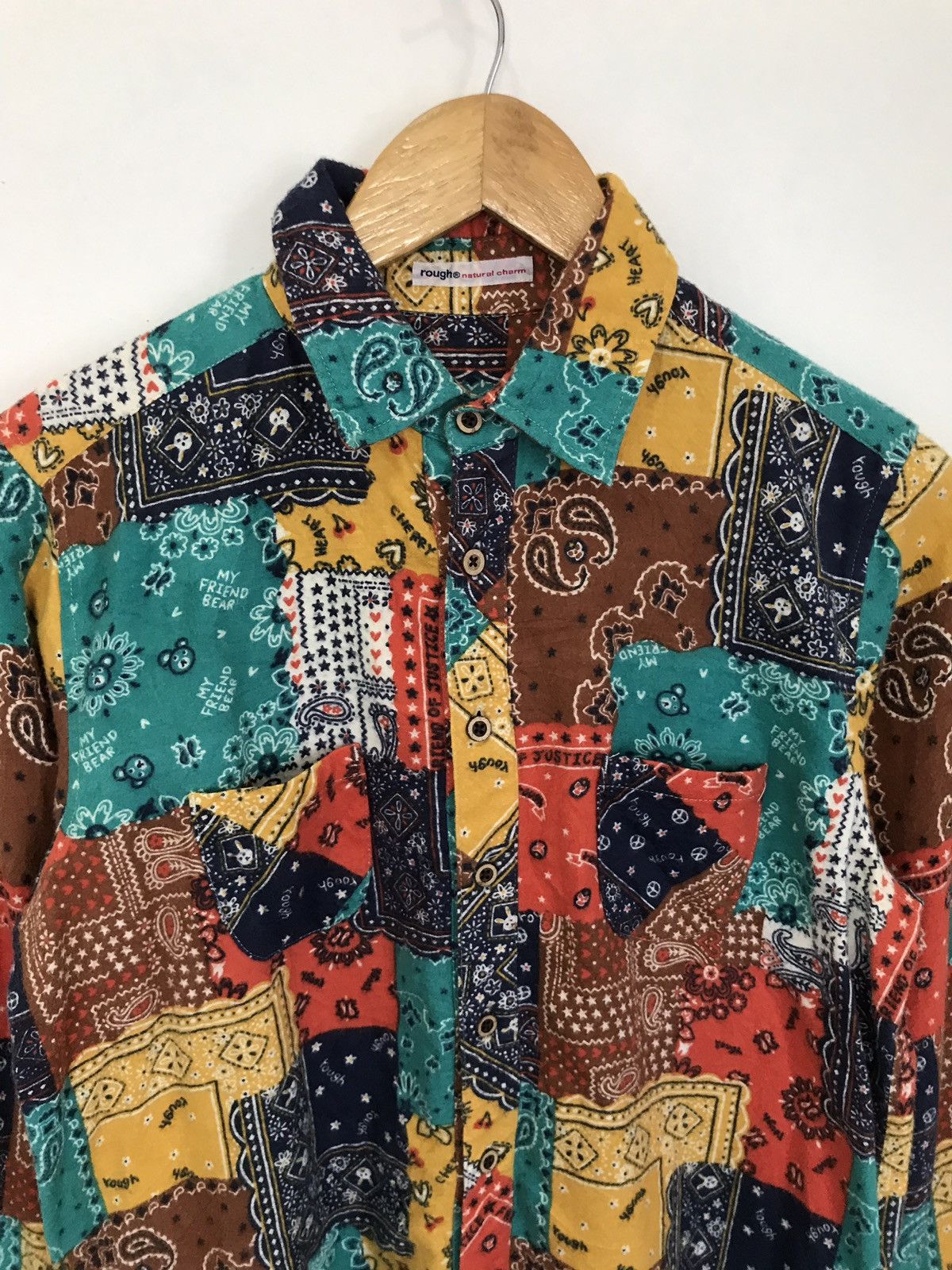 Japanese Brand Union Made Rough Bandana Shirt Visvim Kapital Style Size US S / EU 44-46 / 1 - 2 Thumbnail