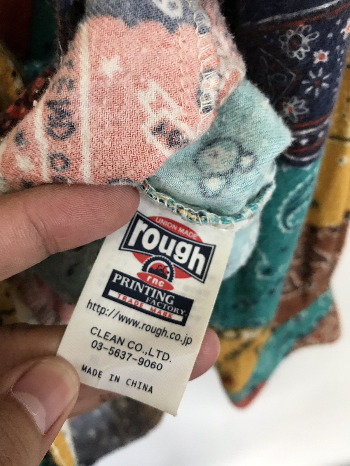 Japanese Brand Union Made Rough Bandana Shirt Visvim Kapital Style Size US S / EU 44-46 / 1 - 9 Thumbnail