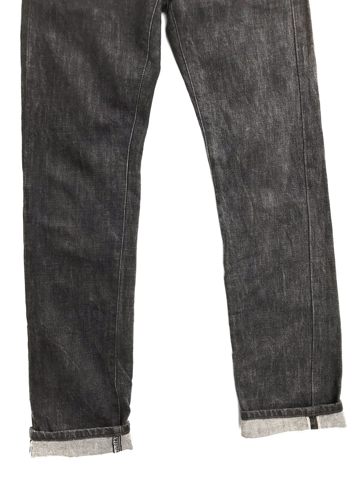 Neighborhood Neighborhood Denim Narrow 02 Black Distressed Selvedge Jean Size US 30 / EU 46 - 7 Thumbnail