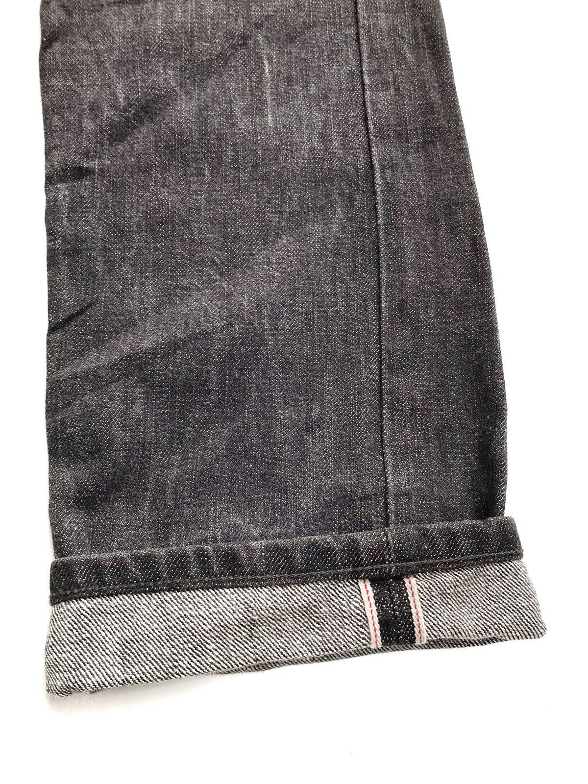 Neighborhood Neighborhood Denim Narrow 02 Black Distressed Selvedge Jean Size US 30 / EU 46 - 8 Thumbnail