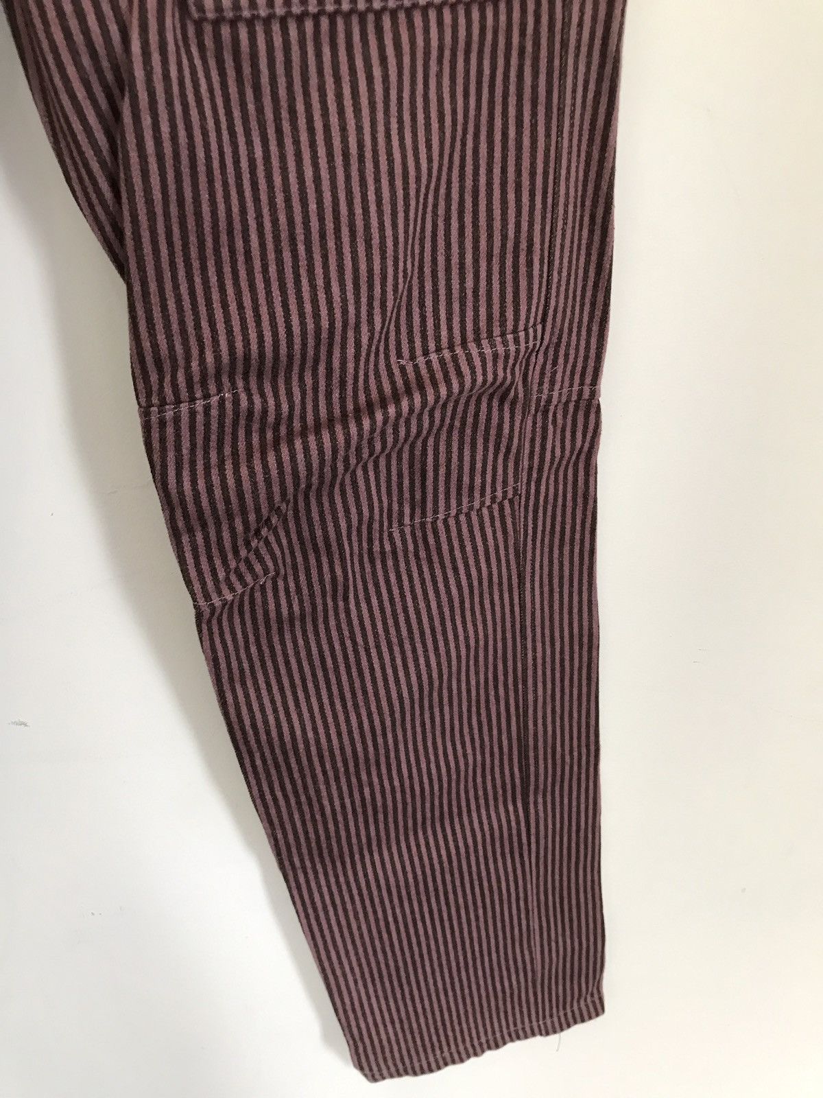 Boycott × Japanese Brand Vintage Japanese Brand Boycott Wool Stripes Trousers Pants Size US 28 / EU 44 - 6 Thumbnail