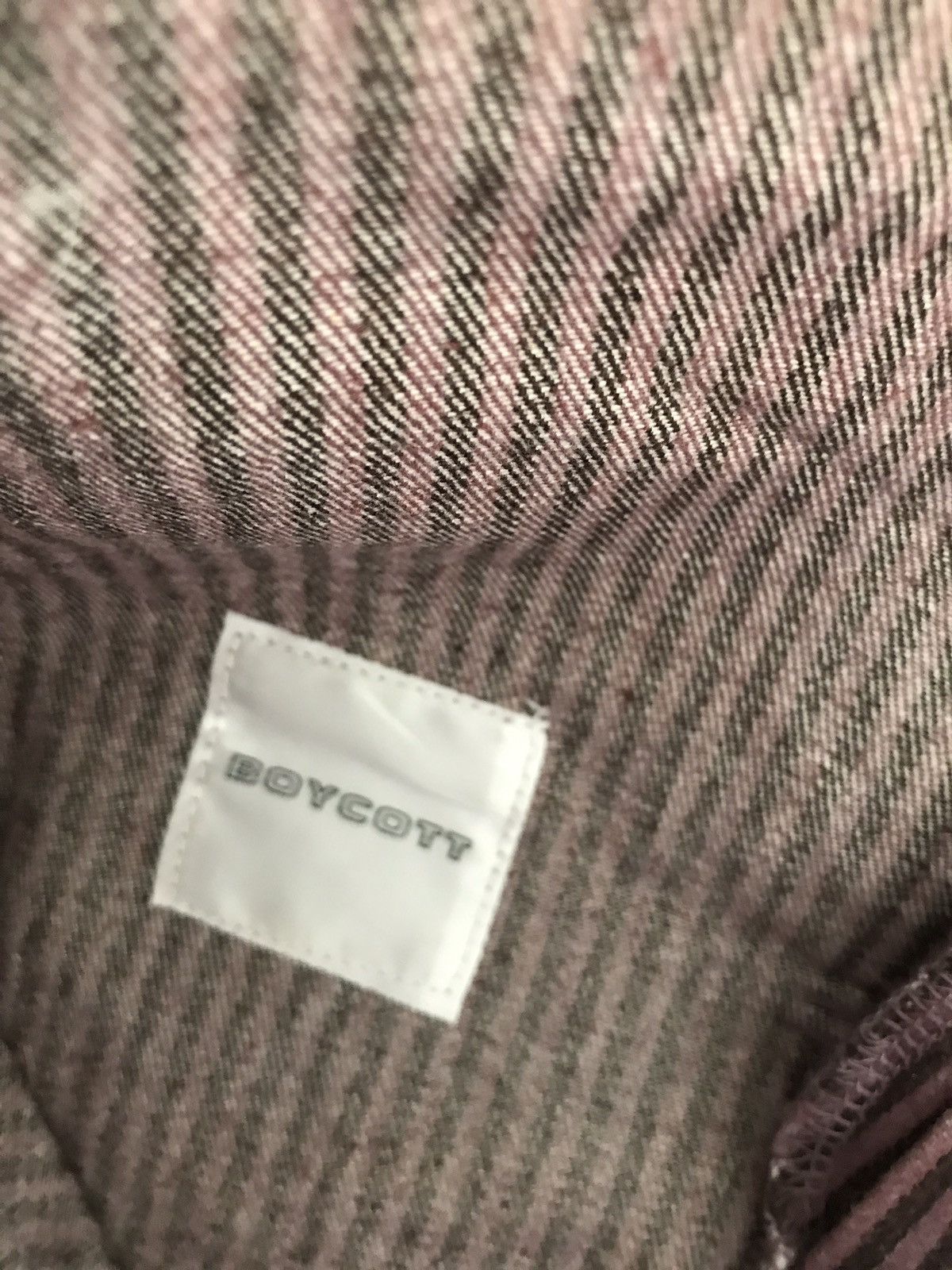 Boycott × Japanese Brand Vintage Japanese Brand Boycott Wool Stripes Trousers Pants Size US 28 / EU 44 - 9 Thumbnail