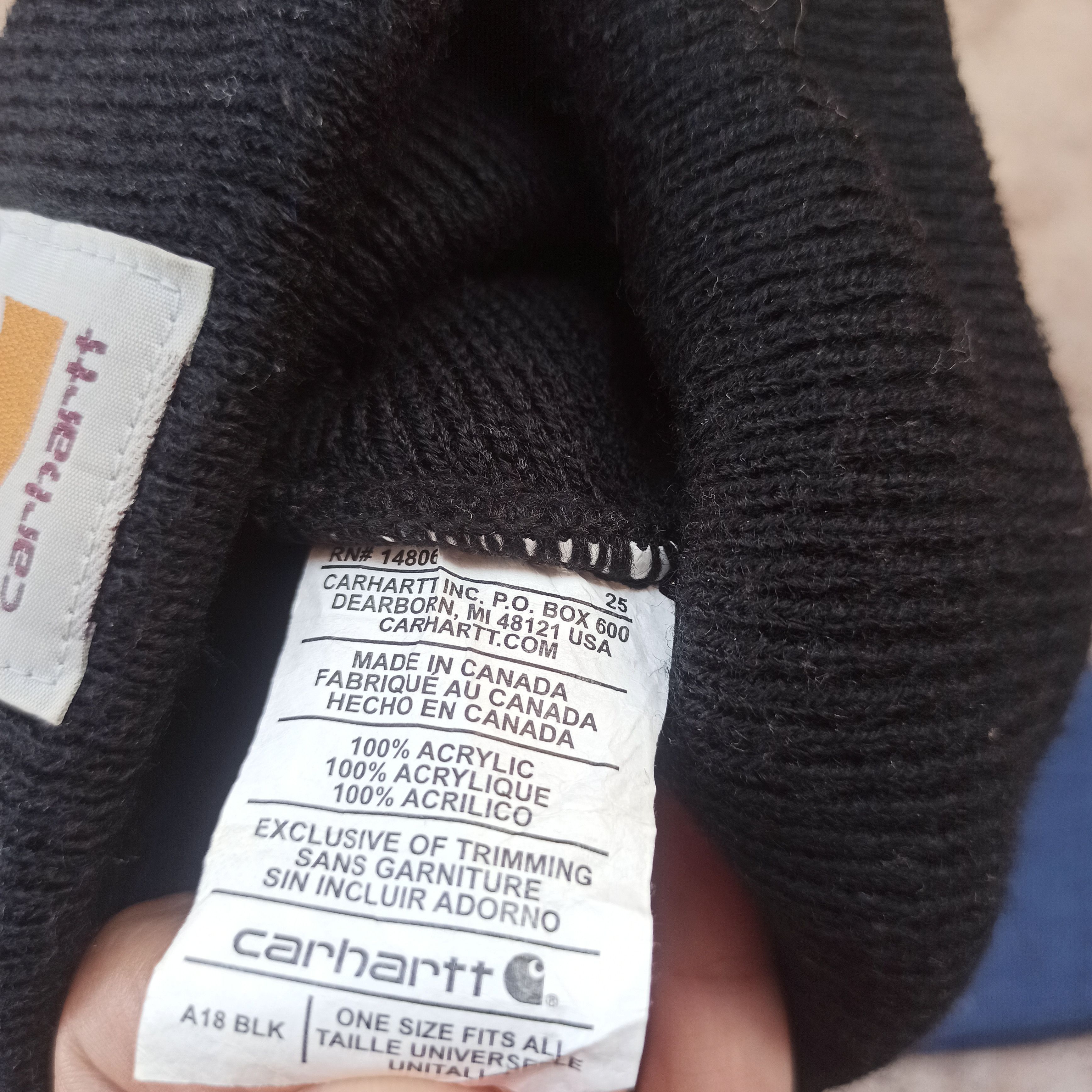 Carhartt Carhartt Beanie USA/Canada Size ONE SIZE - 2 Thumbnail