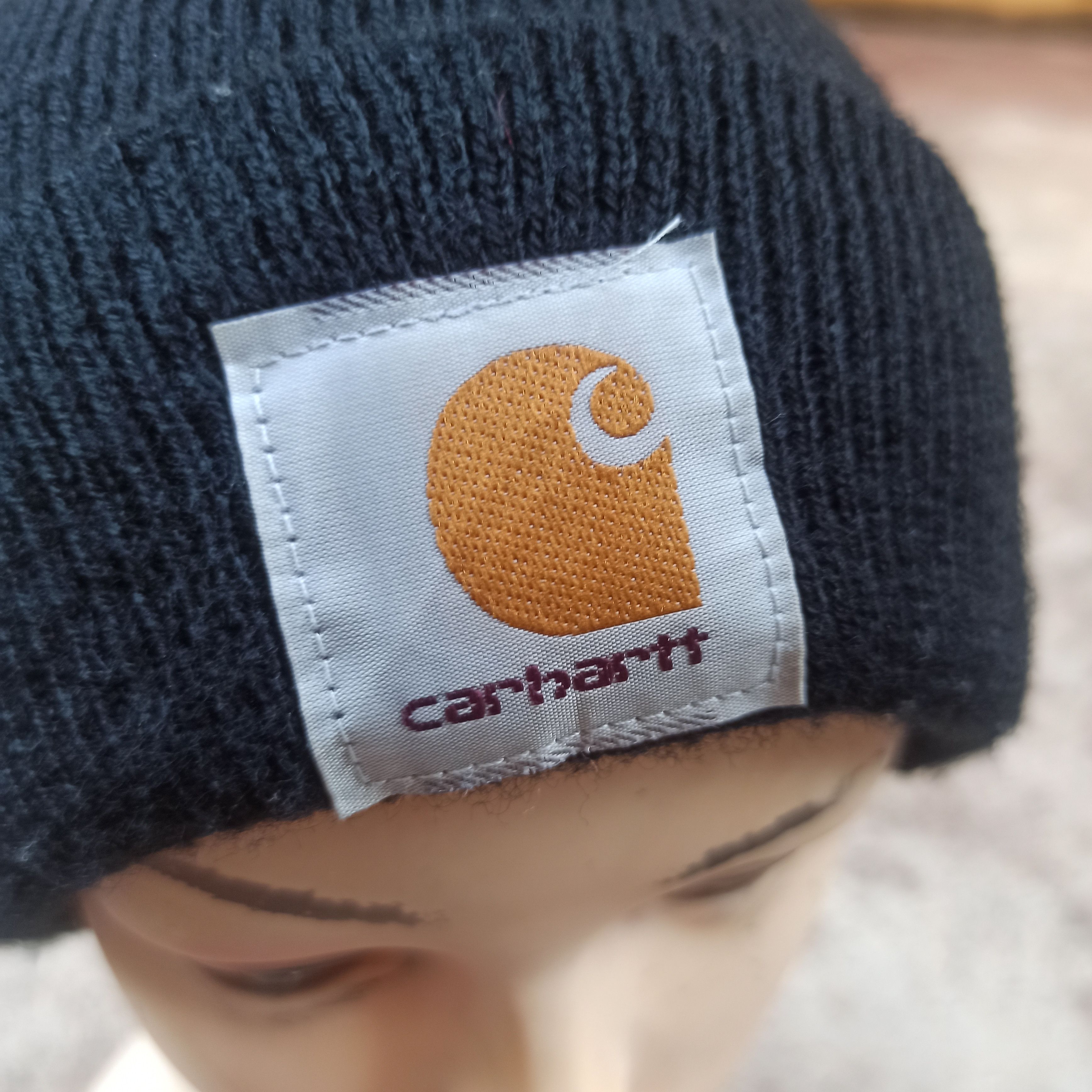 image of Carhartt Beanie Usa/canada in Black/Blue, Men's