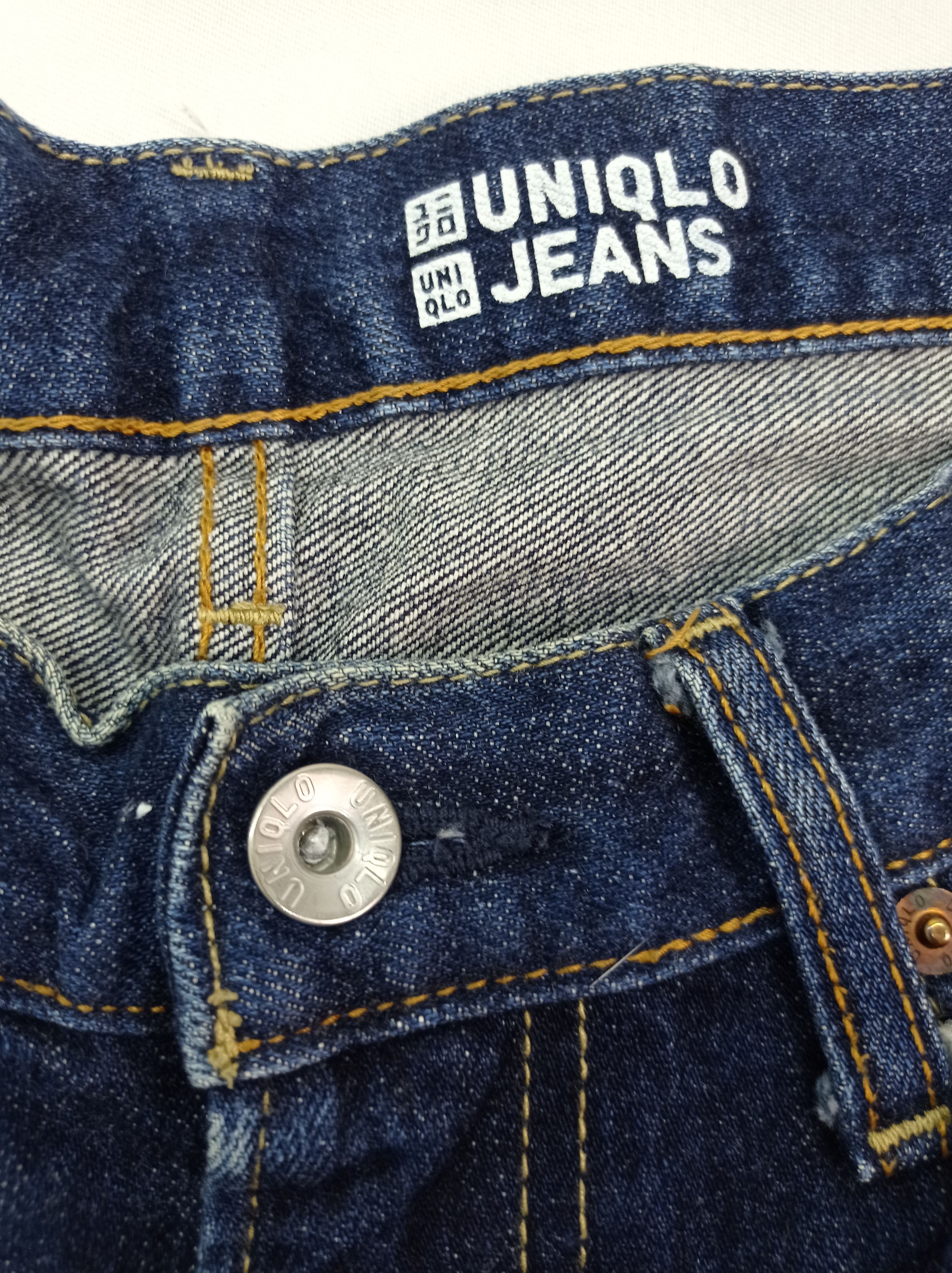 Japanese Brand 🔥Uniqlo Selvage Paint Splatter Denim Pants Size US 31 - 6 Thumbnail