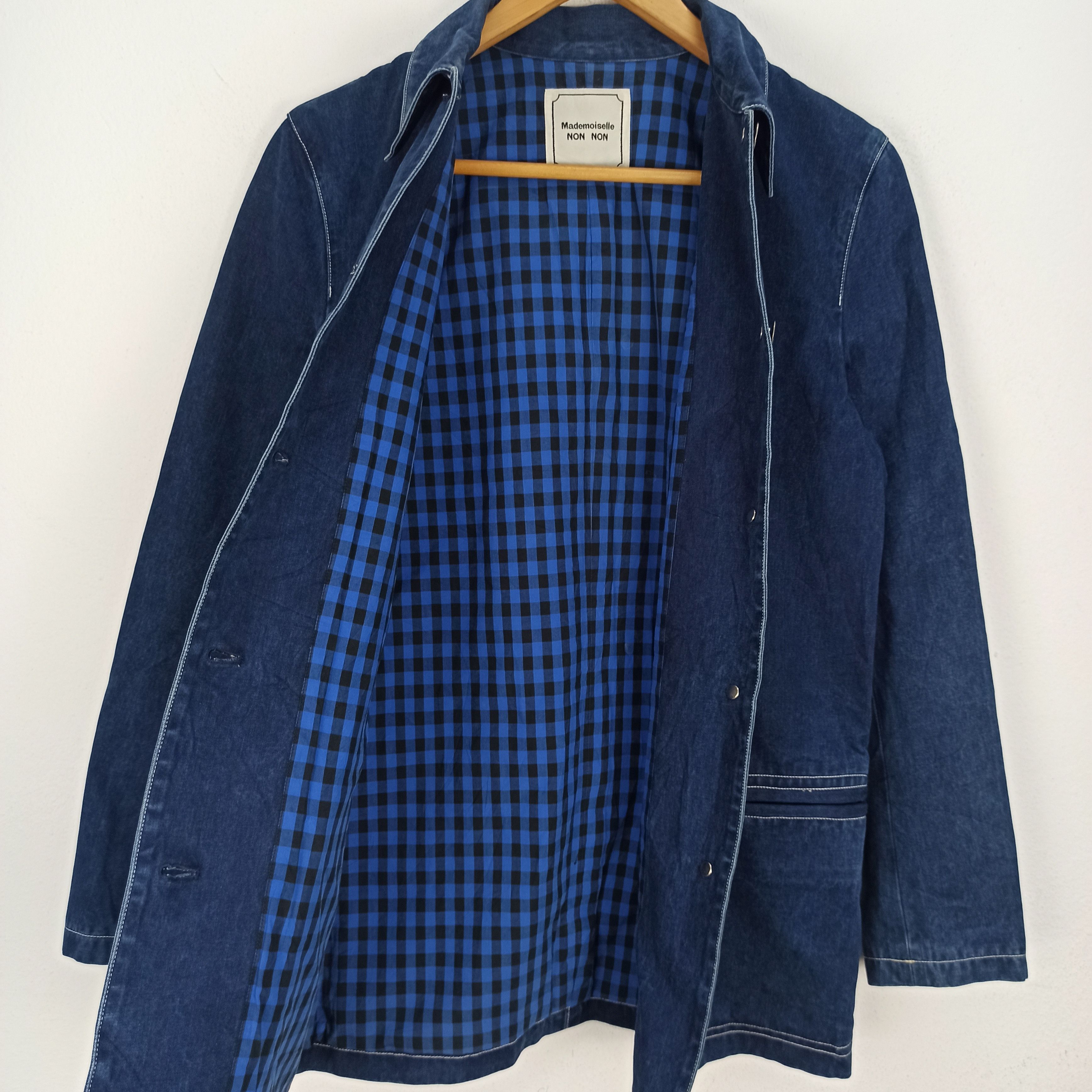 Indigo Rare🔥 Mademoiselle NON NON Jacket Jeans/indigo Size US M / EU 48-50 / 2 - 5 Thumbnail