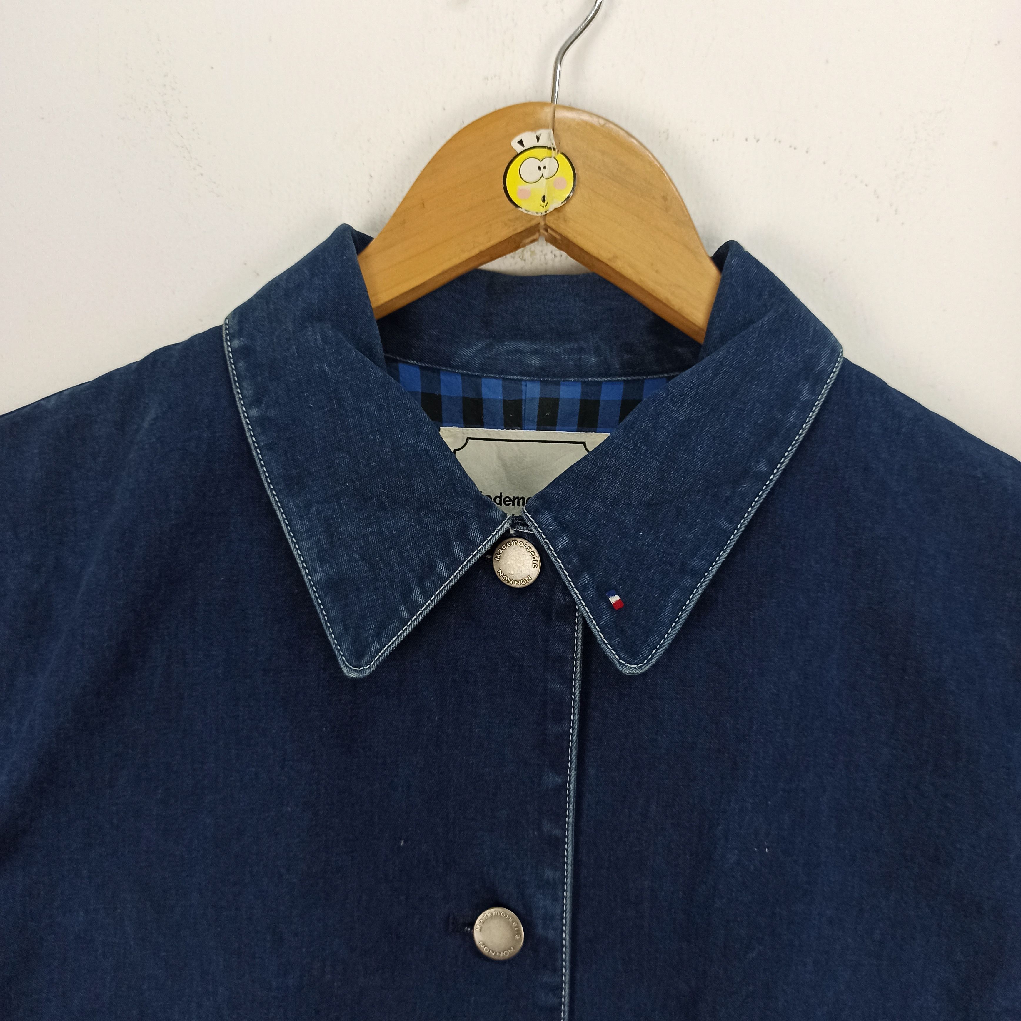 Indigo Rare🔥 Mademoiselle NON NON Jacket Jeans/indigo Size US M / EU 48-50 / 2 - 3 Thumbnail