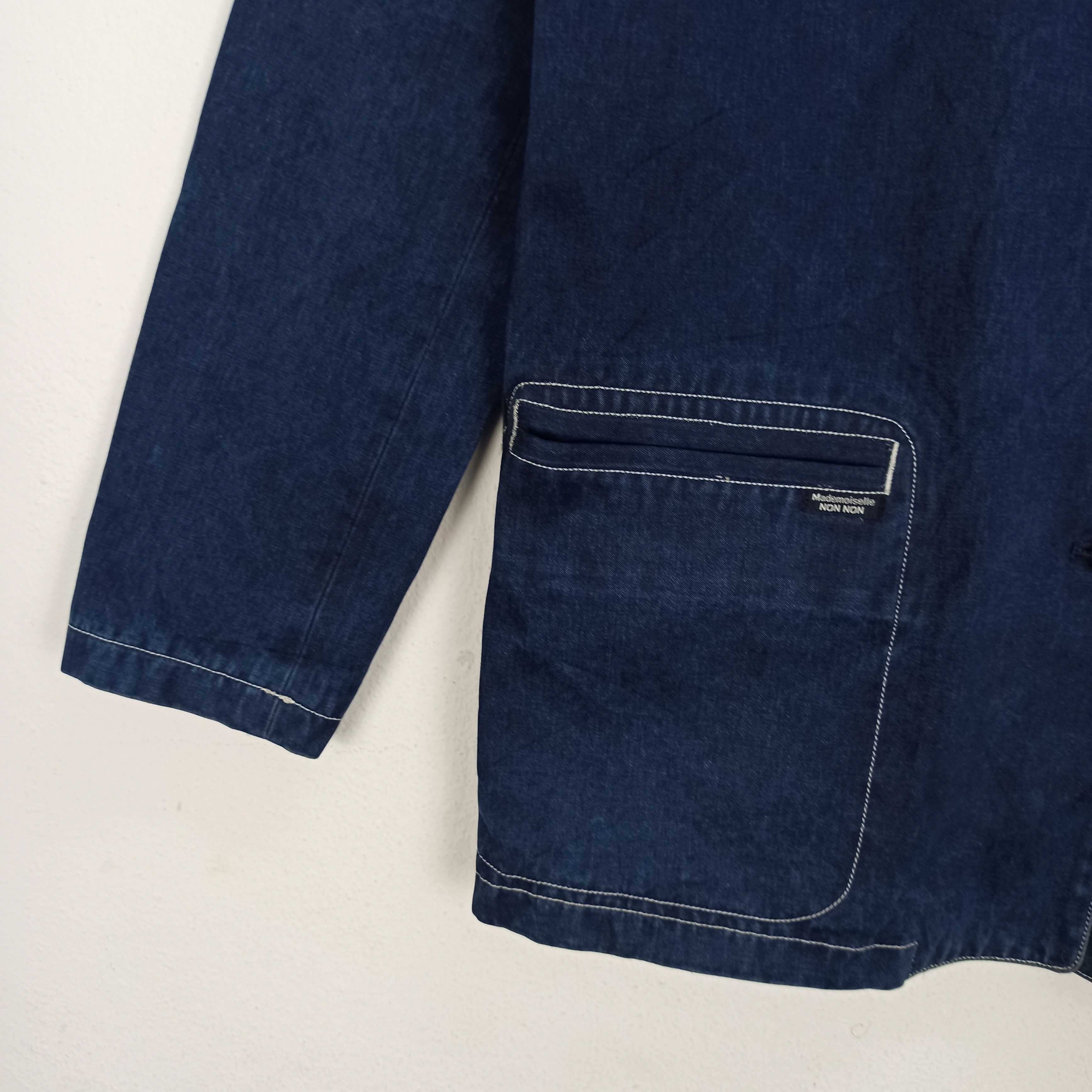 Indigo Rare🔥 Mademoiselle NON NON Jacket Jeans/indigo Size US M / EU 48-50 / 2 - 2 Thumbnail