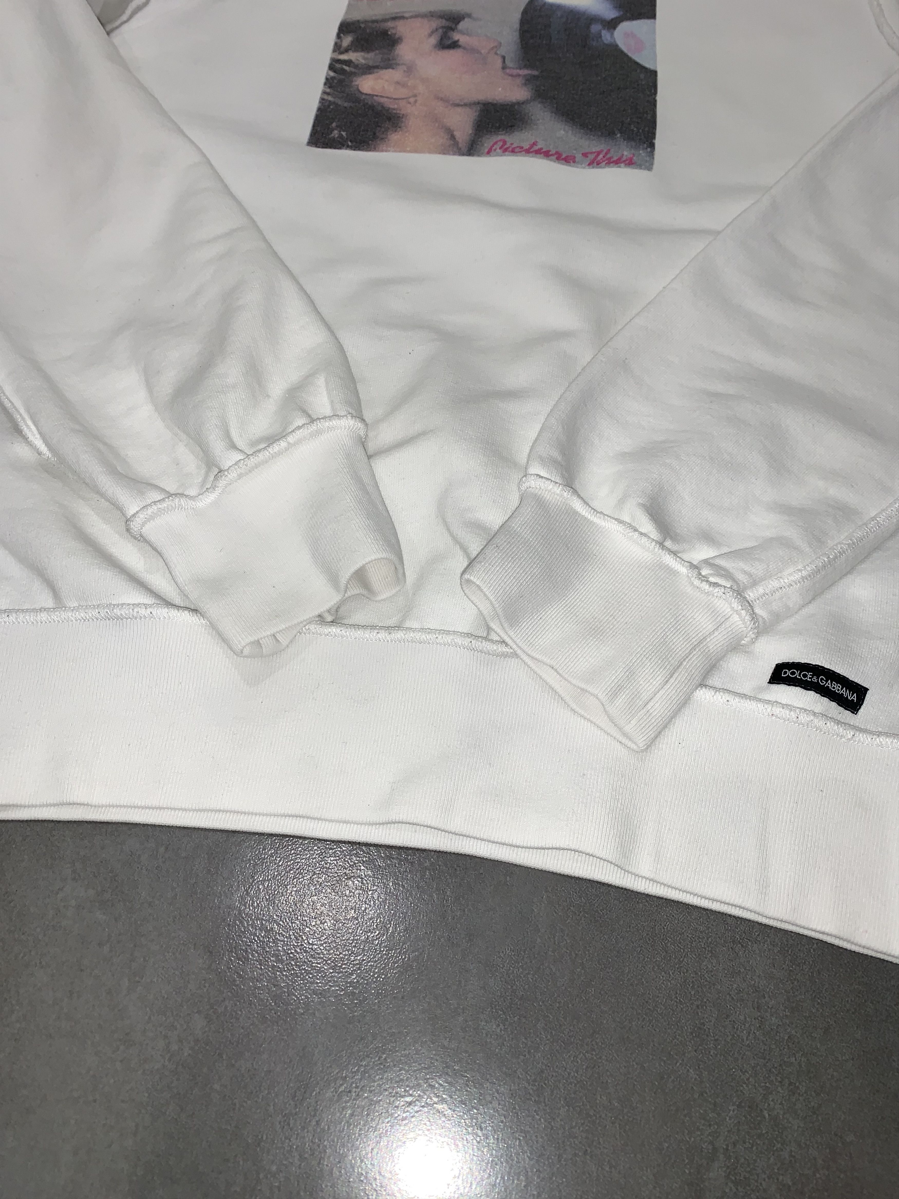 Dolce & Gabbana Dolce & Gabbana X Blondie Small Logo White Hoodie Size US M / EU 48-50 / 2 - 11 Thumbnail