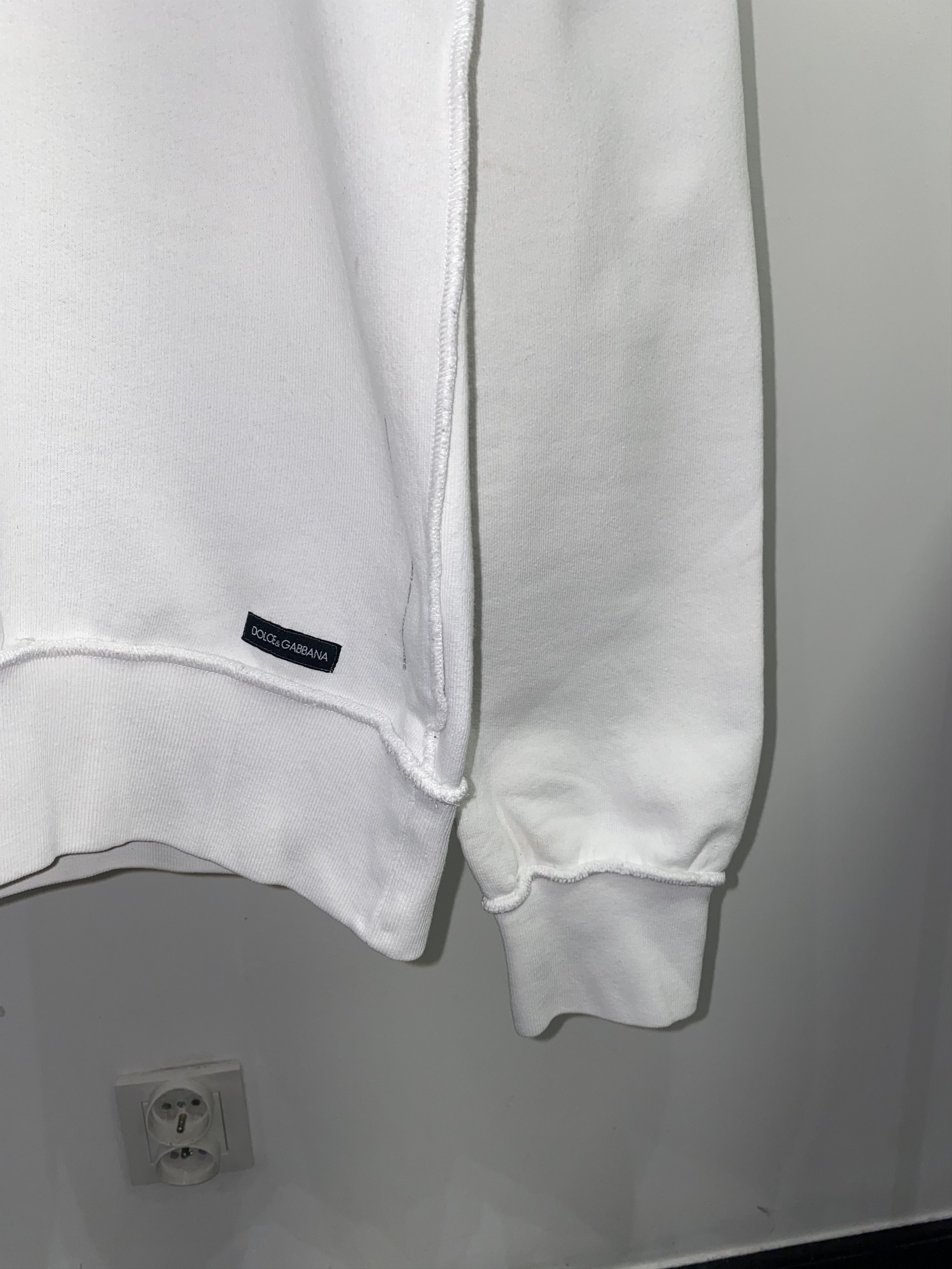 Dolce & Gabbana Dolce & Gabbana X Blondie Small Logo White Hoodie Size US M / EU 48-50 / 2 - 5 Thumbnail