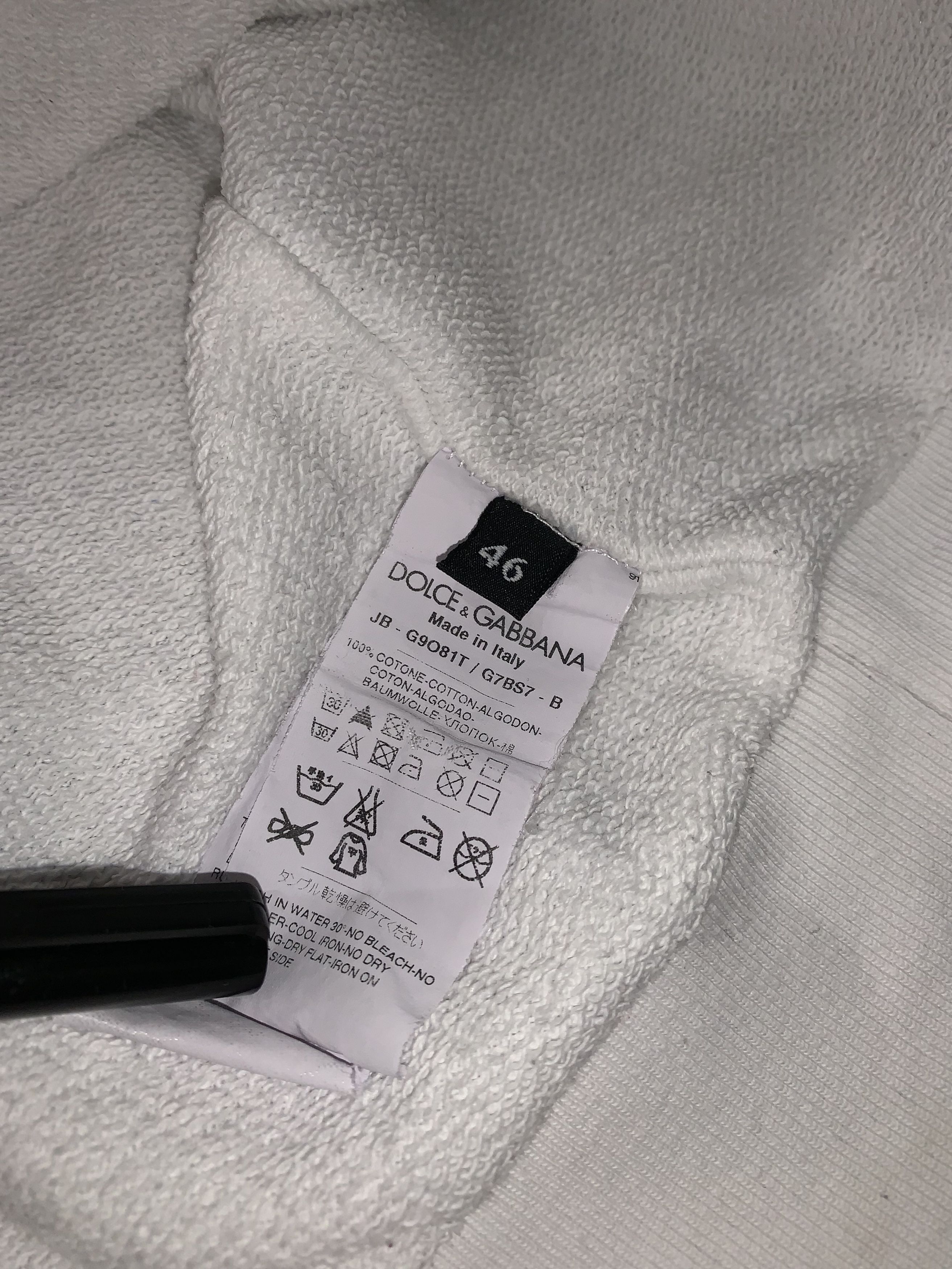 Dolce & Gabbana Dolce & Gabbana X Blondie Small Logo White Hoodie Size US M / EU 48-50 / 2 - 14 Thumbnail