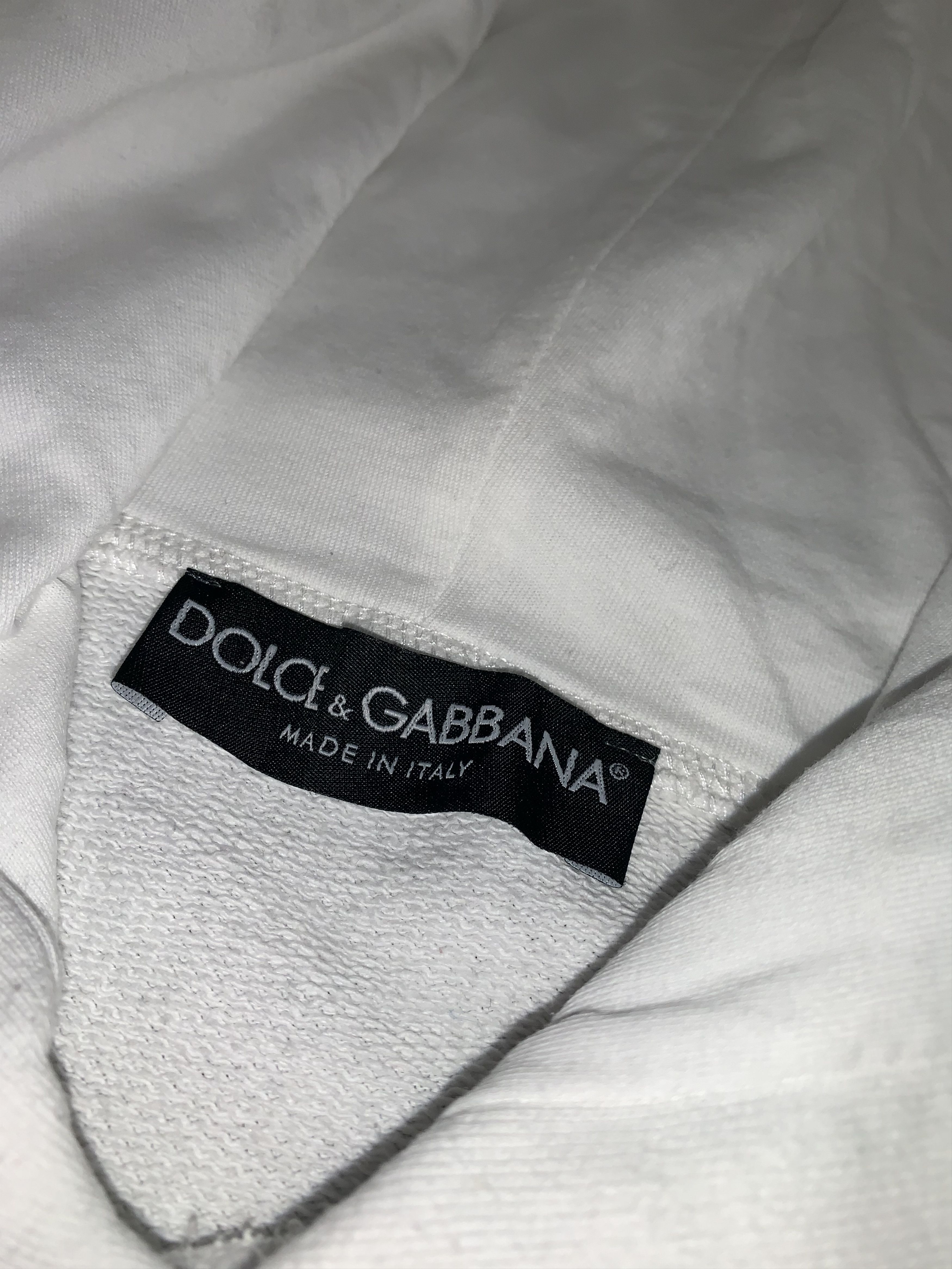 Dolce & Gabbana Dolce & Gabbana X Blondie Small Logo White Hoodie Size US M / EU 48-50 / 2 - 13 Thumbnail