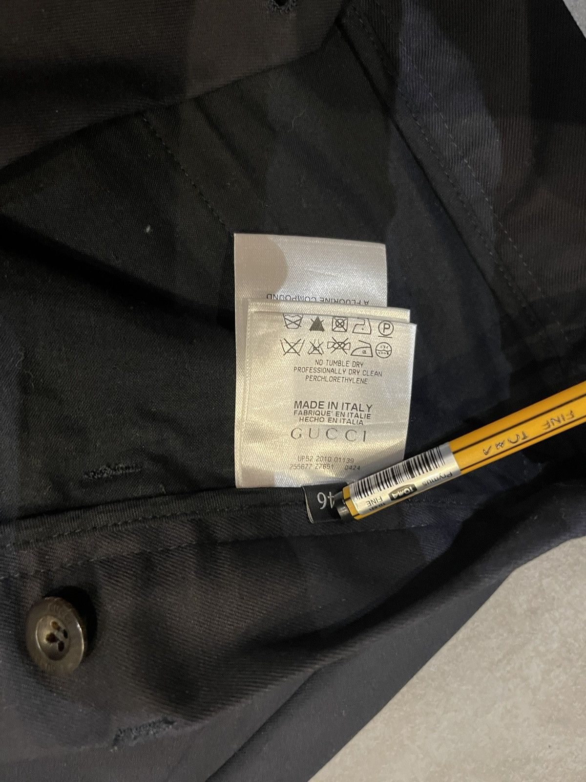 Gucci SS10 Gucci Black Casual Pants Size US 30 / EU 46 - 18 Thumbnail