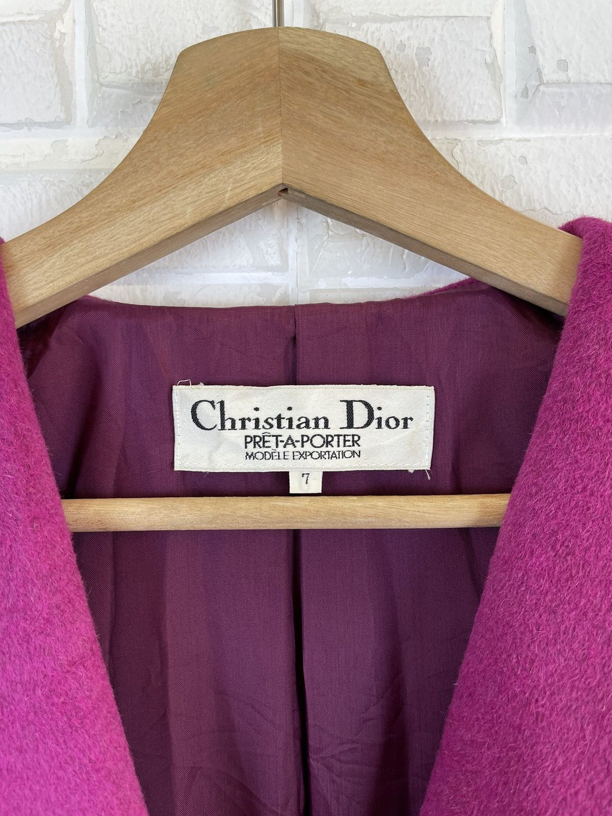Christian Dior Monsieur × Vintage FW RUNWAY Christian DIOR Haute Couture Cape CD Cashmere Wool Size US L / EU 52-54 / 3 - 6 Thumbnail