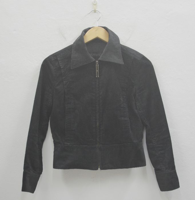 Hysteric Glamour Hysteric Black Corduroy Jacket Made In Japan