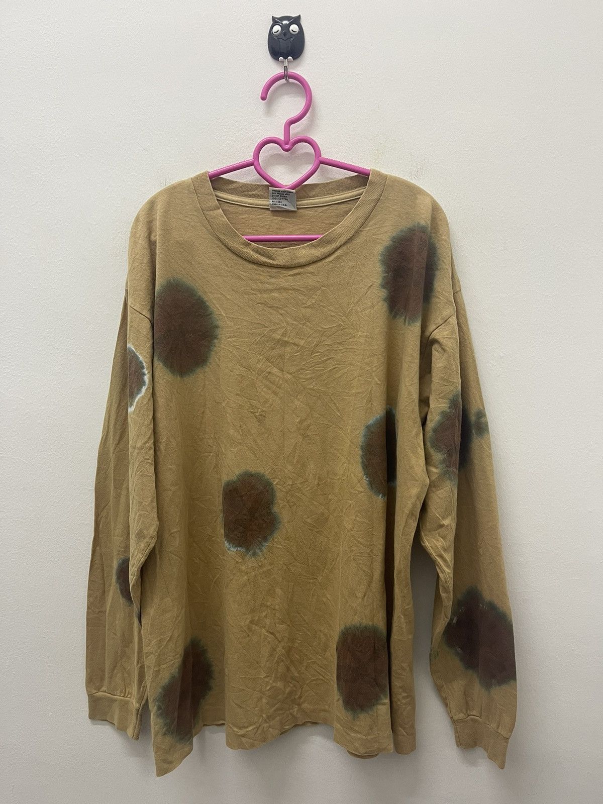 Vintage Rare Vintage SUNDOG Big Polka Dot Single Stitch Tie Dye Size US L / EU 52-54 / 3 - 1 Thumbnail