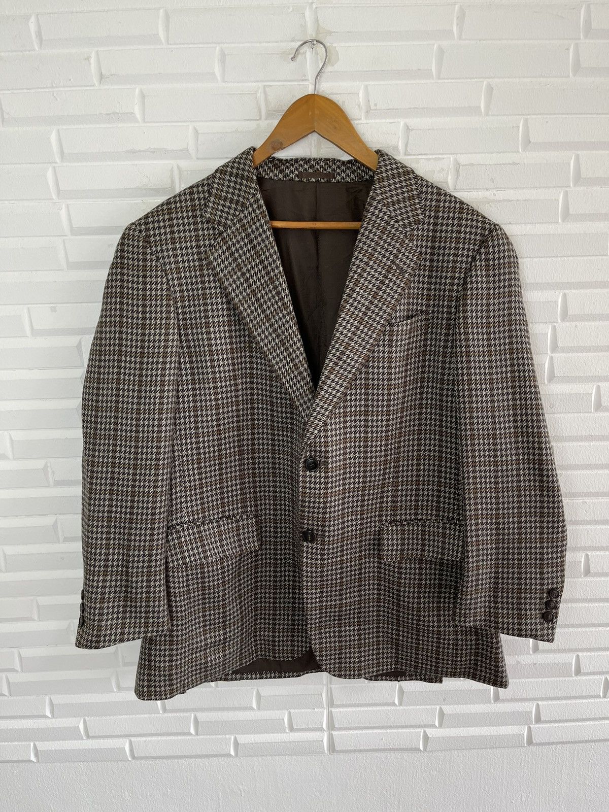 Lanvin × Vintage Vintage Tweed Wool Blazer LANVIN Paris Luxury Size 38R - 6 Thumbnail