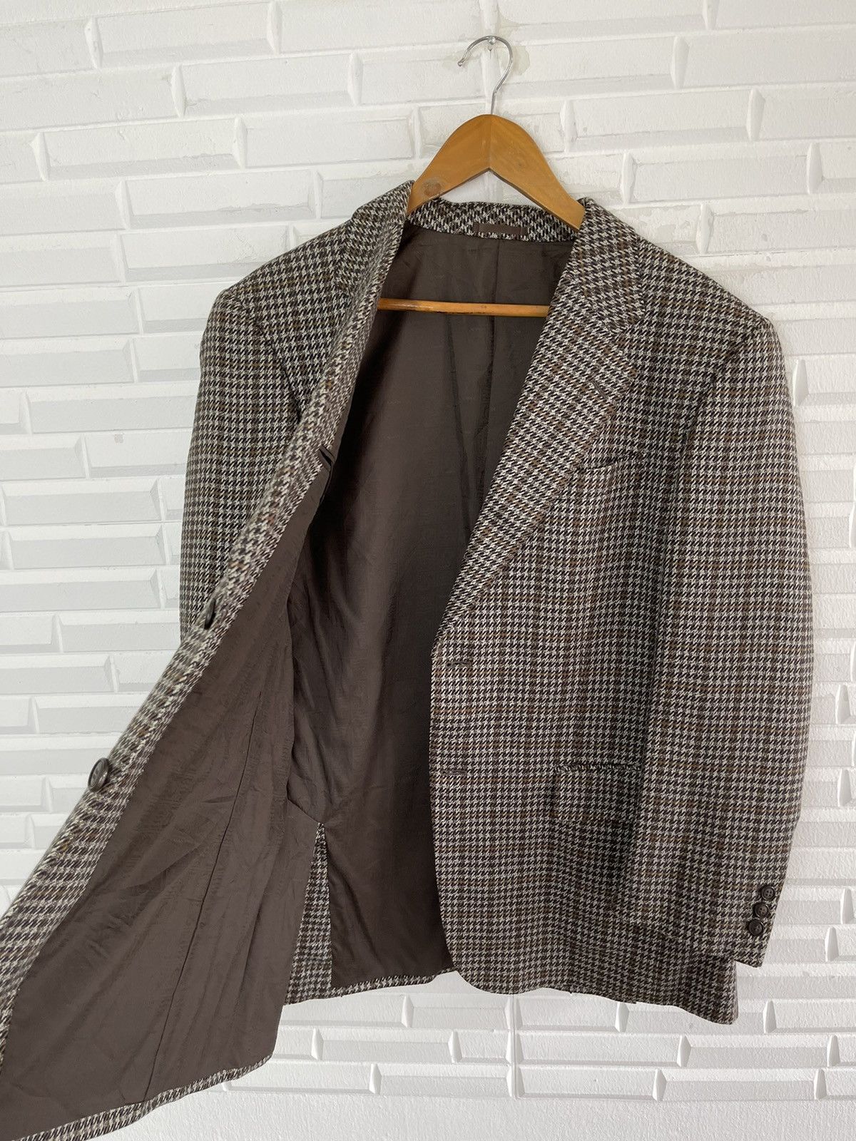 Lanvin × Vintage Vintage Tweed Wool Blazer LANVIN Paris Luxury Size 38R - 2 Thumbnail