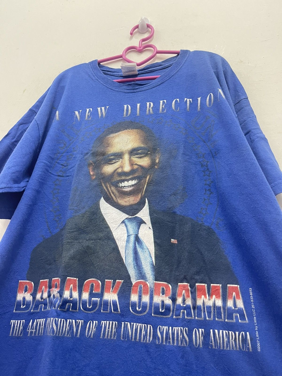 President's Rare BARACK OBAMA A New Direction President Of The USA Size US L / EU 52-54 / 3 - 2 Thumbnail