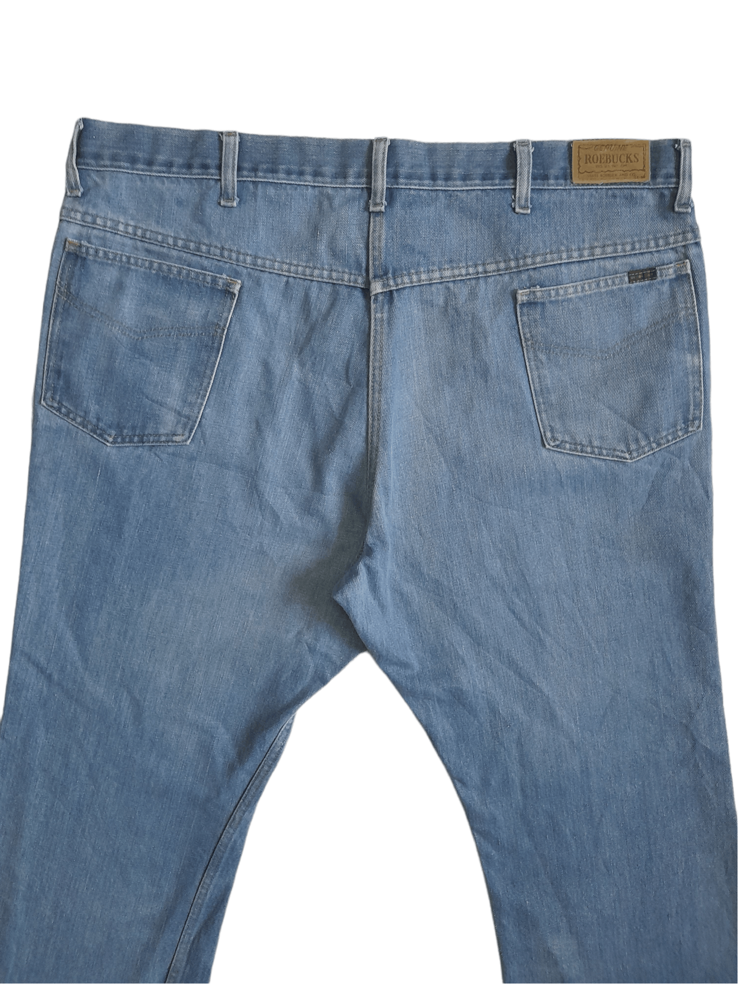 Vintage 80s Roebuck Denim (E357) w41 Size US 41 - 2 Thumbnail
