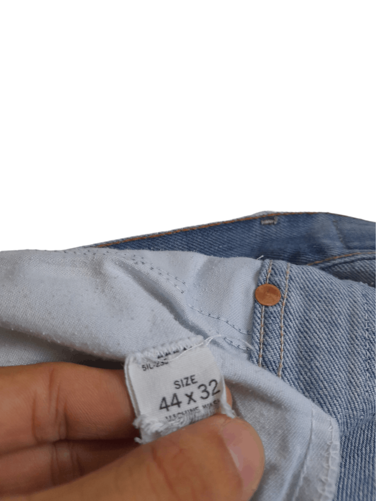 Vintage 80s Roebuck Denim (E357) w41 Size US 41 - 8 Thumbnail