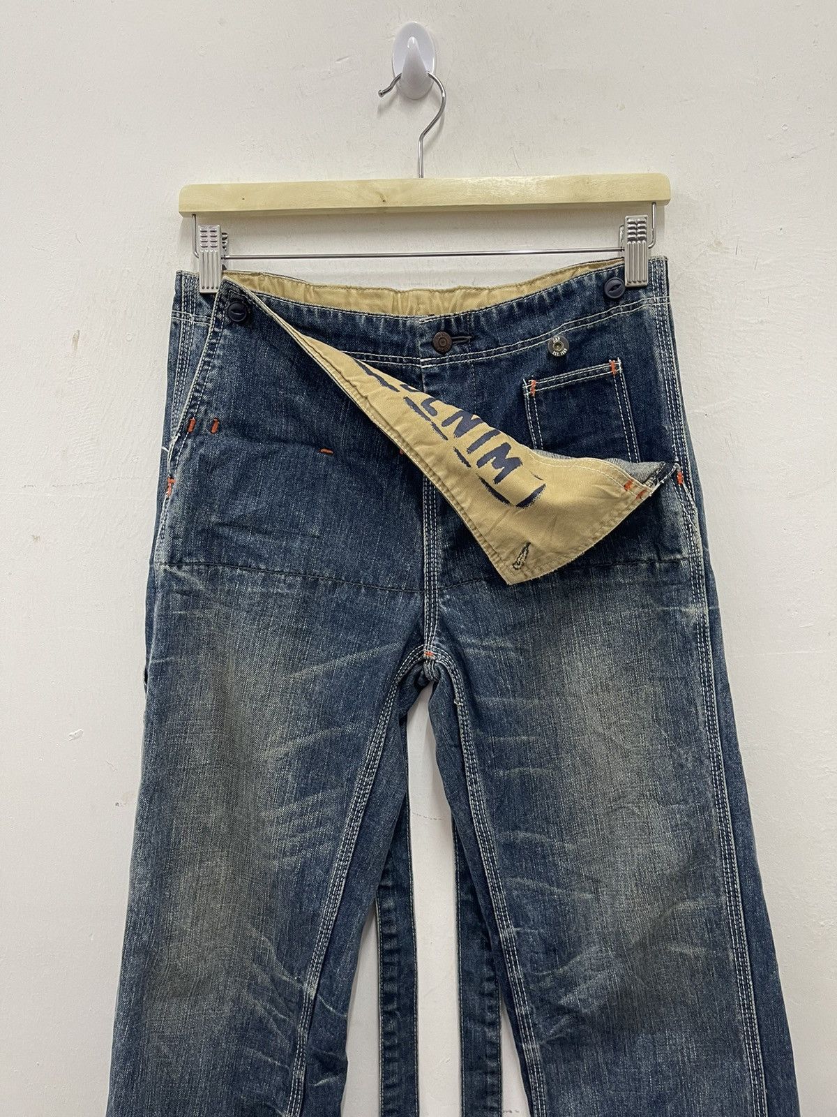 Gap Rare GAP Spell Out Denim Jeans Size US 28 / EU 44 - 3 Thumbnail
