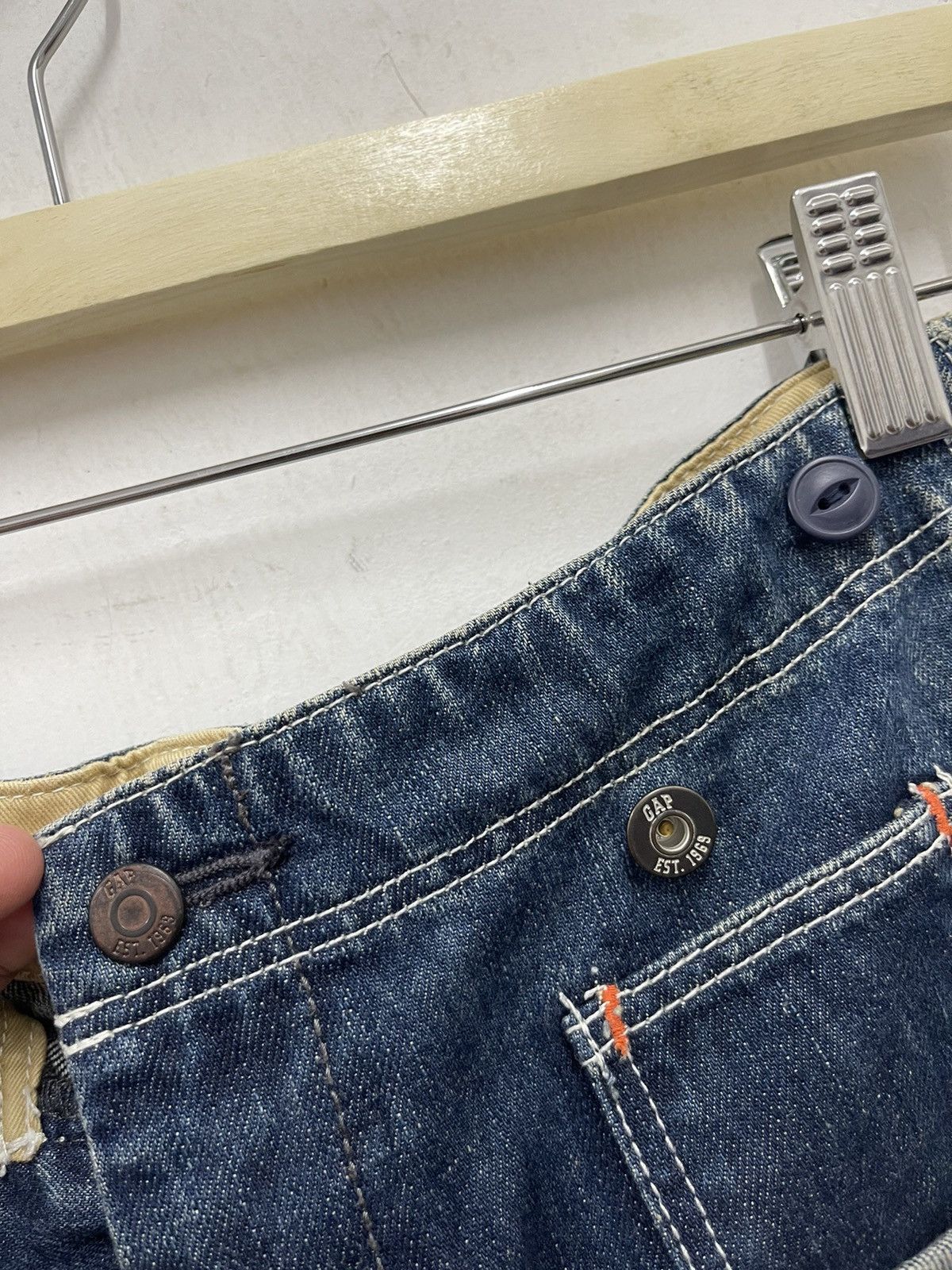 Gap Rare GAP Spell Out Denim Jeans Size US 28 / EU 44 - 6 Thumbnail
