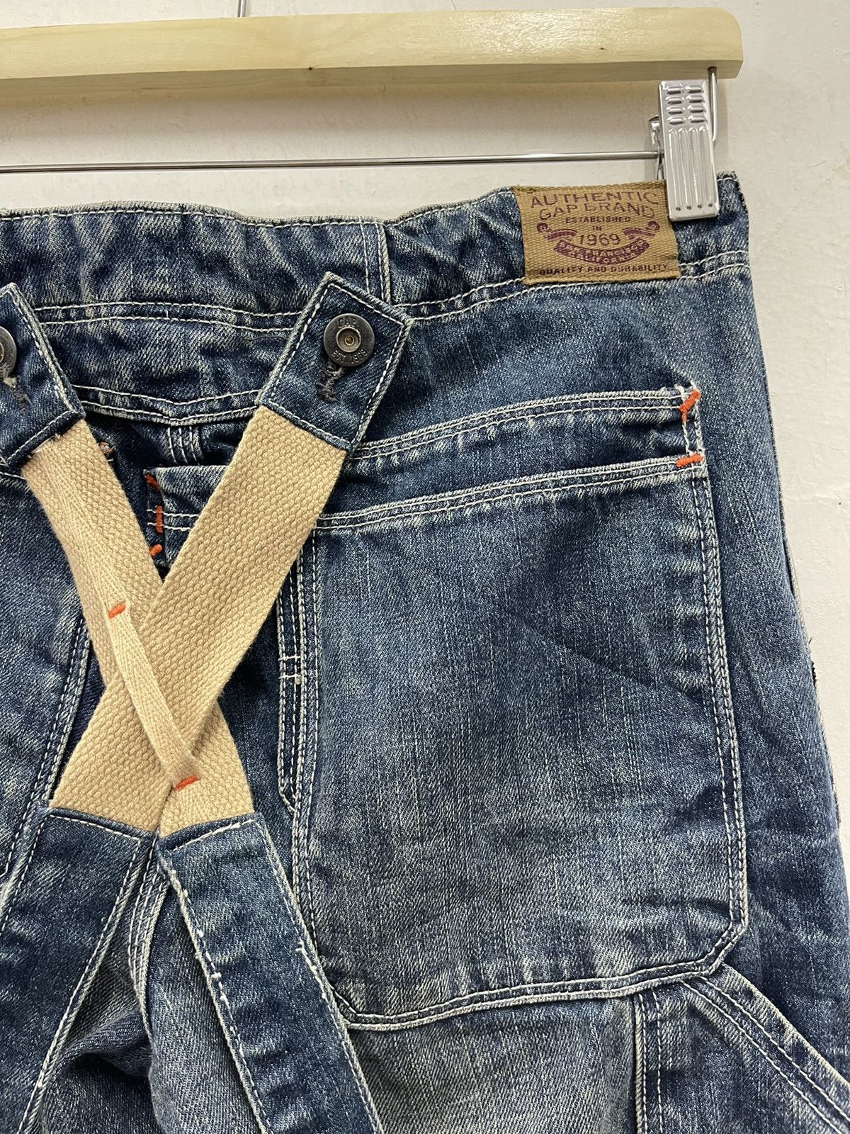 Gap Rare GAP Spell Out Denim Jeans Size US 28 / EU 44 - 9 Thumbnail