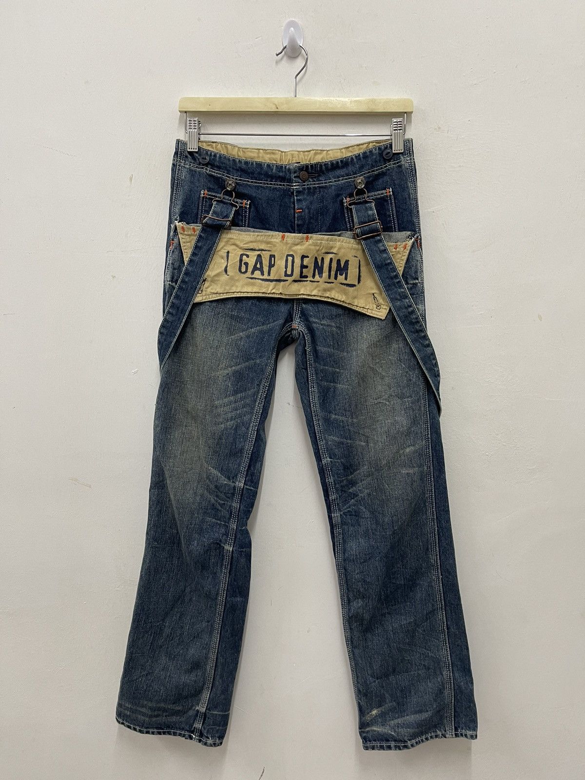 Gap Rare GAP Spell Out Denim Jeans Size US 28 / EU 44 - 1 Thumbnail