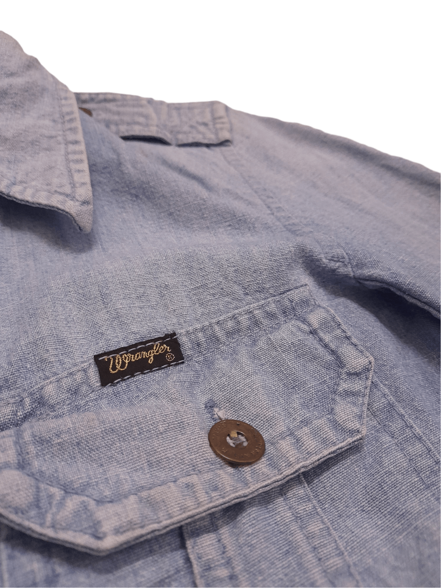 Vintage Wrangler Militaries Equipment Denim Jacket (E291) Size US M / EU 48-50 / 2 - 4 Thumbnail