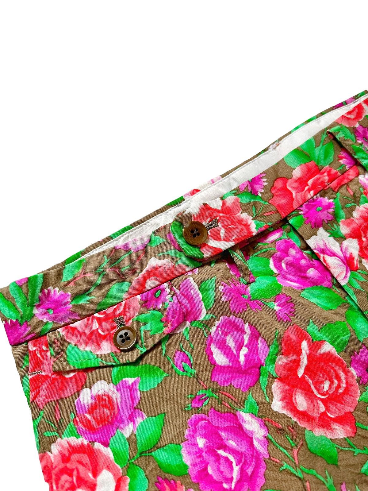 Yohji Yamamoto Runway SS2001 (Sz3) Floral Tailored Flower Trousers Size US 34 / EU 50 - 3 Thumbnail
