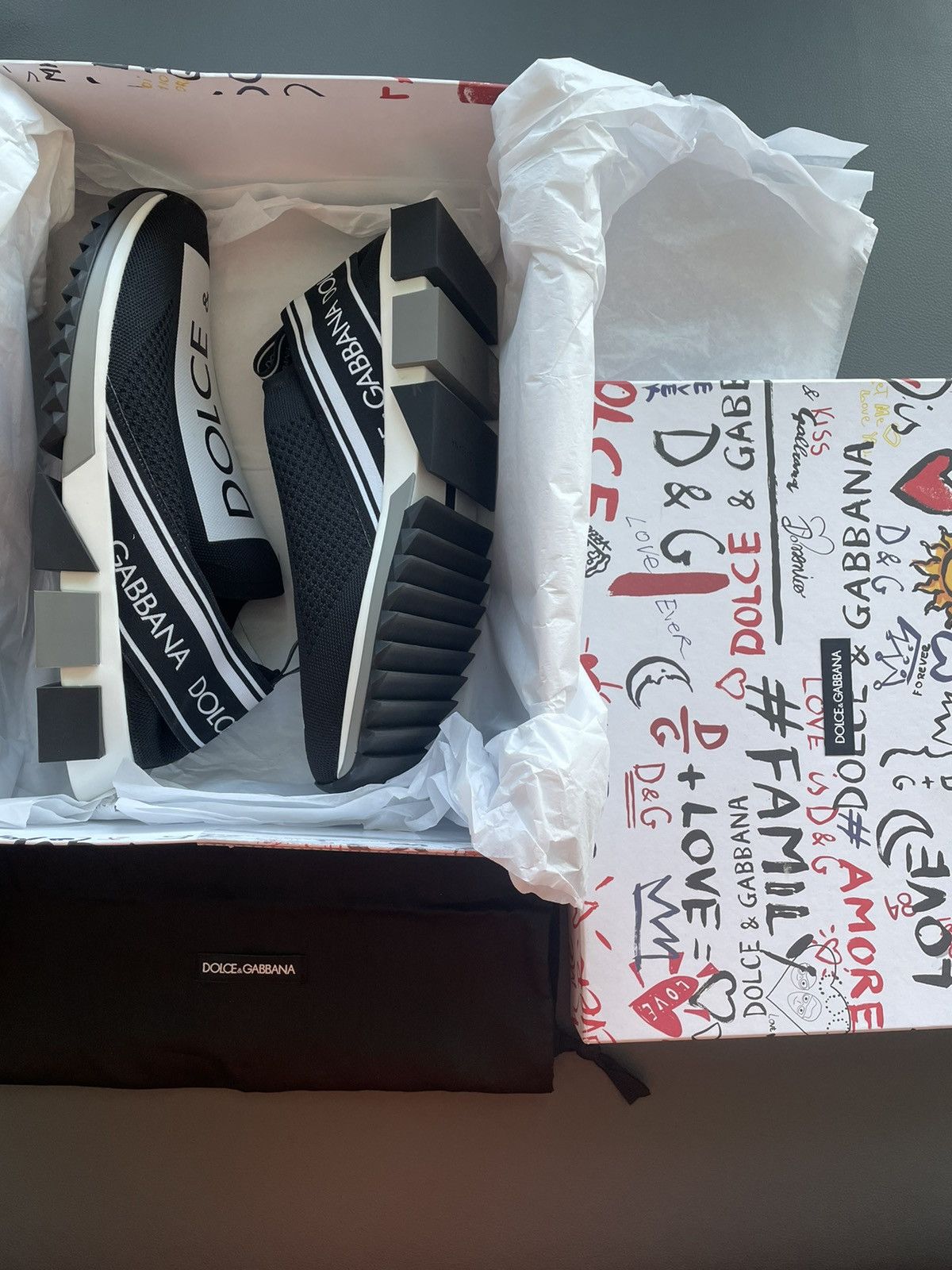 Dolce & Gabbana Rare $700+ Value Super Classic Brand NEW Sorrento Sneakers Size US 10 / EU 43 - 10 Thumbnail