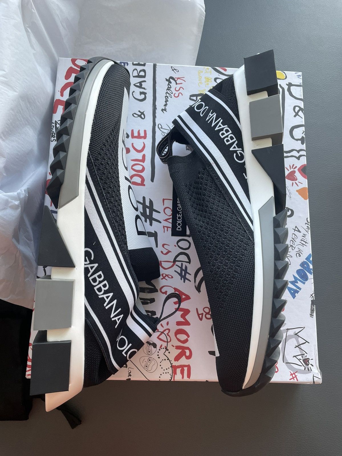 Dolce & Gabbana Rare $700+ Value Super Classic Brand NEW Sorrento Sneakers Size US 10 / EU 43 - 12 Thumbnail