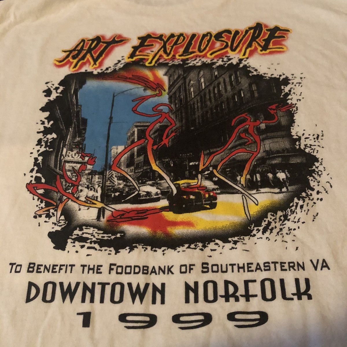 Vintage Vintage 1999 1st Annual Art Explosure Norfolk Virginia Tee Size US L / EU 52-54 / 3 - 3 Thumbnail