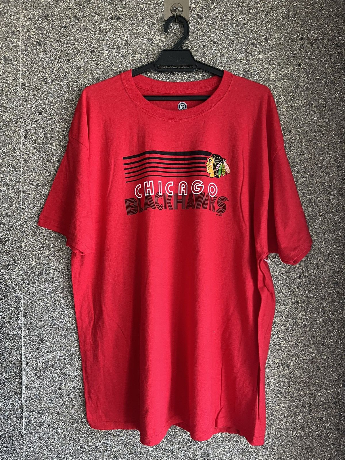 image of Vintage Chicago Blackhawks Ft40 in Red, Men's (Size XL)