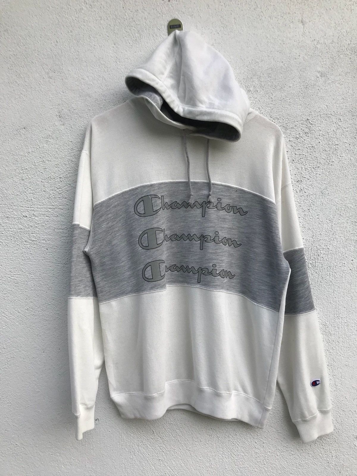 Champion Vintage Champion Big Spell Out Logo Hoodies Sweatshirt Size US M / EU 48-50 / 2 - 1 Thumbnail