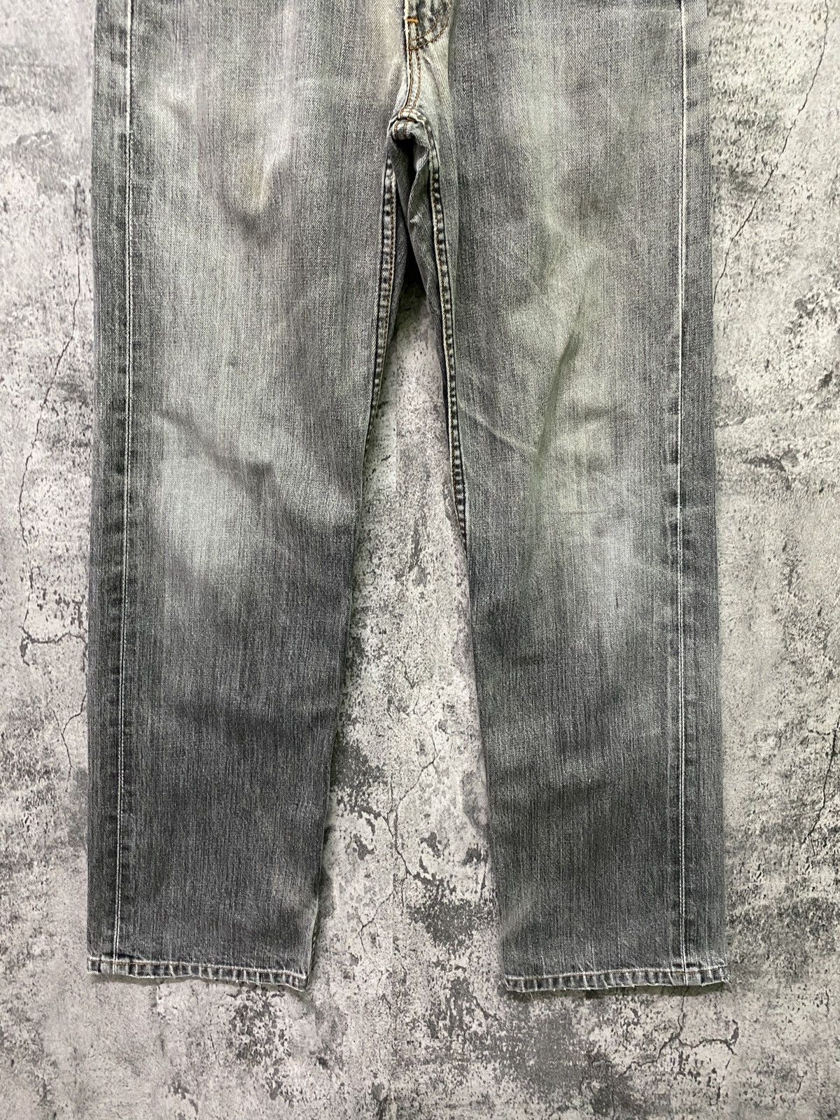 Levi's × Levi's Vintage Clothing × Vintage Vintage 90s LEVIS Black Grey 503 Distressed Denim Size US 28 / EU 44 - 8 Thumbnail