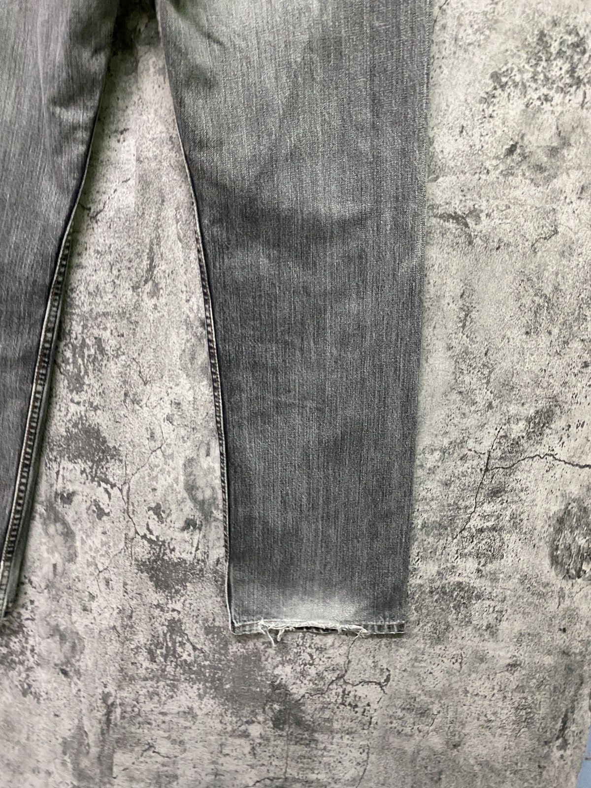 Levi's × Levi's Vintage Clothing × Vintage Vintage 90s LEVIS Black Grey 503 Distressed Denim Size US 28 / EU 44 - 12 Thumbnail
