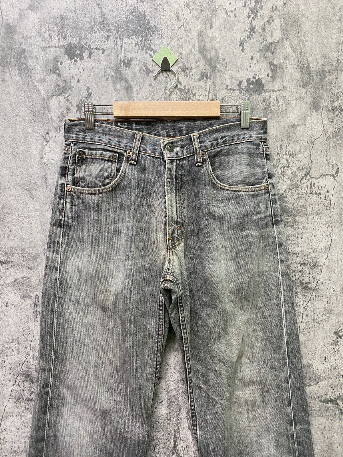 Levi's × Levi's Vintage Clothing × Vintage Vintage 90s LEVIS Black Grey 503 Distressed Denim Size US 28 / EU 44 - 3 Thumbnail